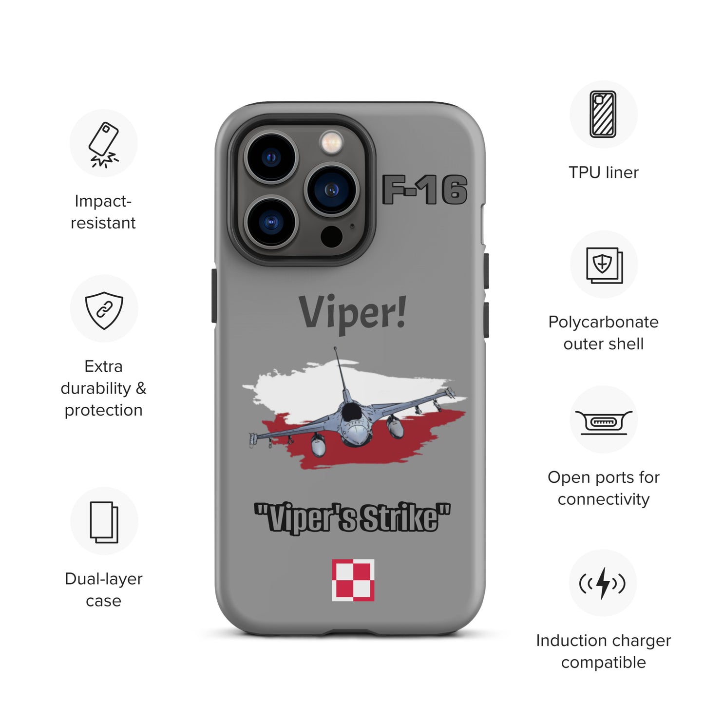 Polish Viper Patriot iPhone Case