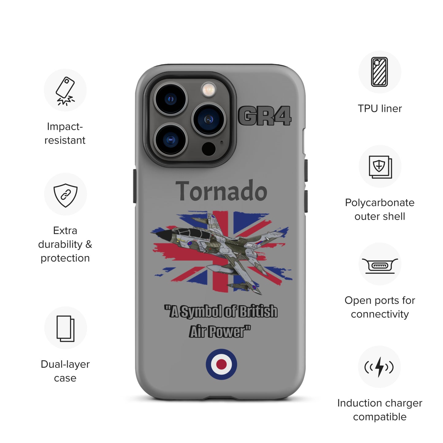 British Camo Tornado Patriot iPhone Case