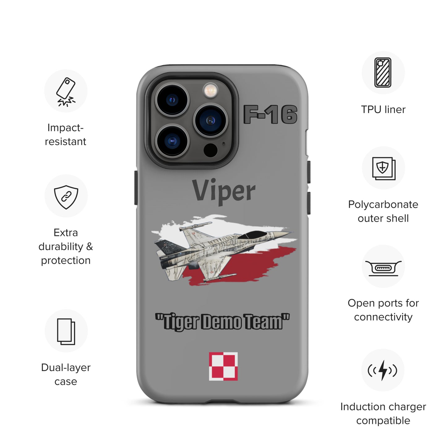 Poland Tiger Demo Team iPhone Case