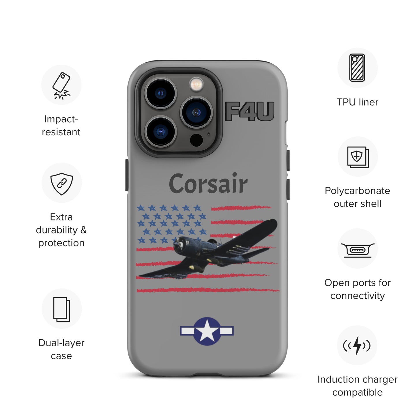 WWII Corsair Patriot iPhone Case