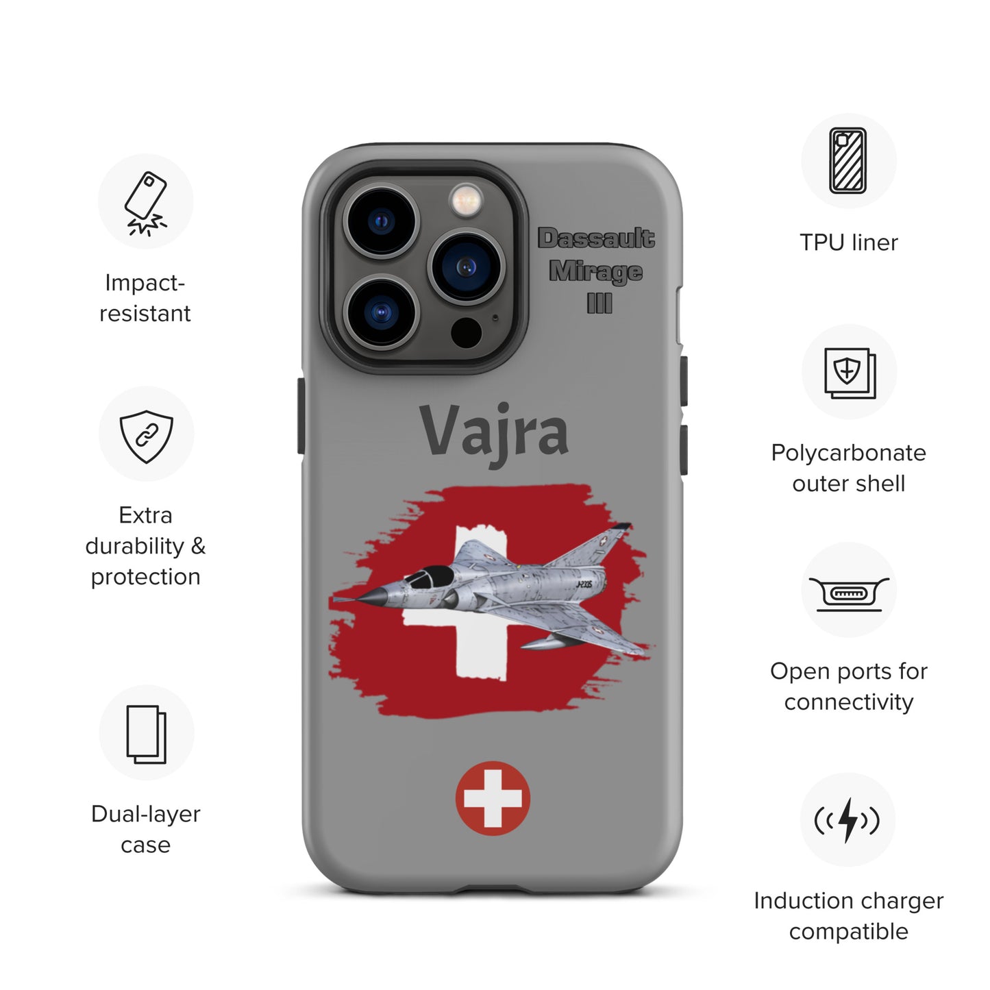 Swiss Mirage Patriot iPhone Case