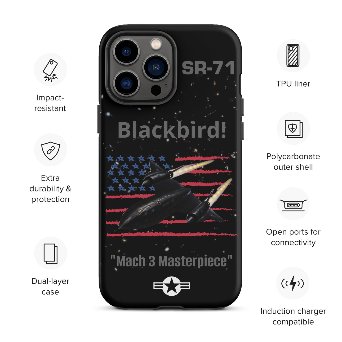 Blackbird Patriot iPhone Case