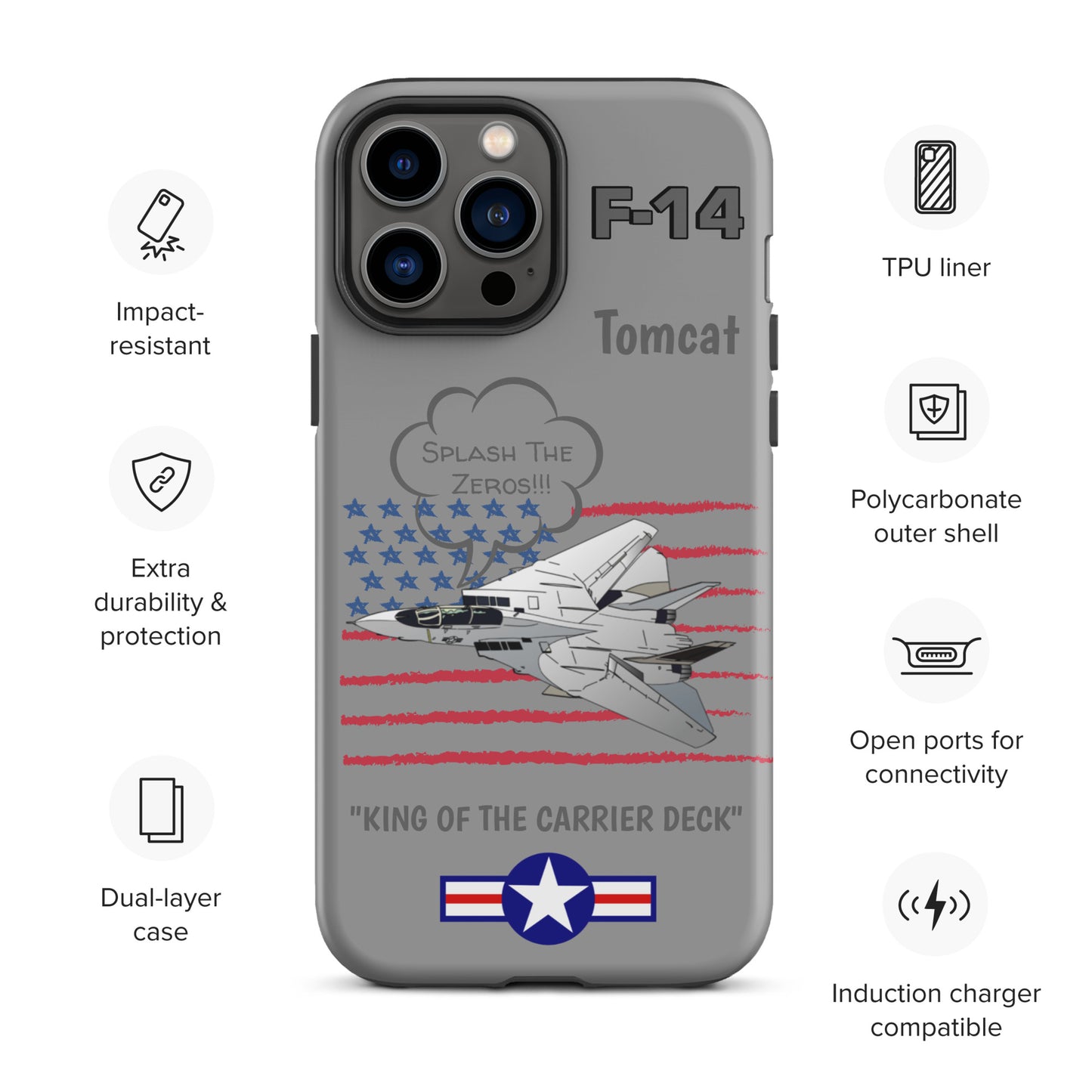 Patriot Tomcat iPhone Case