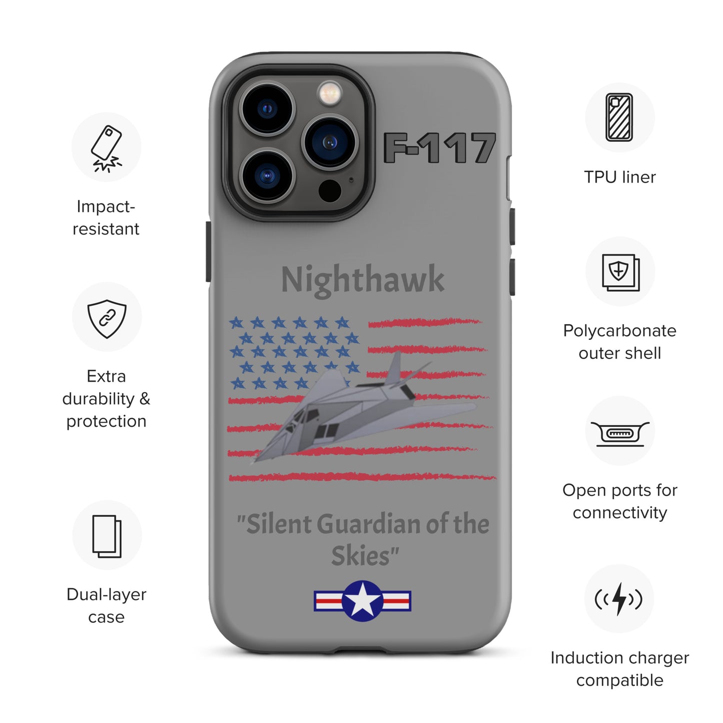 Nighthawk Patriot iPhone Case