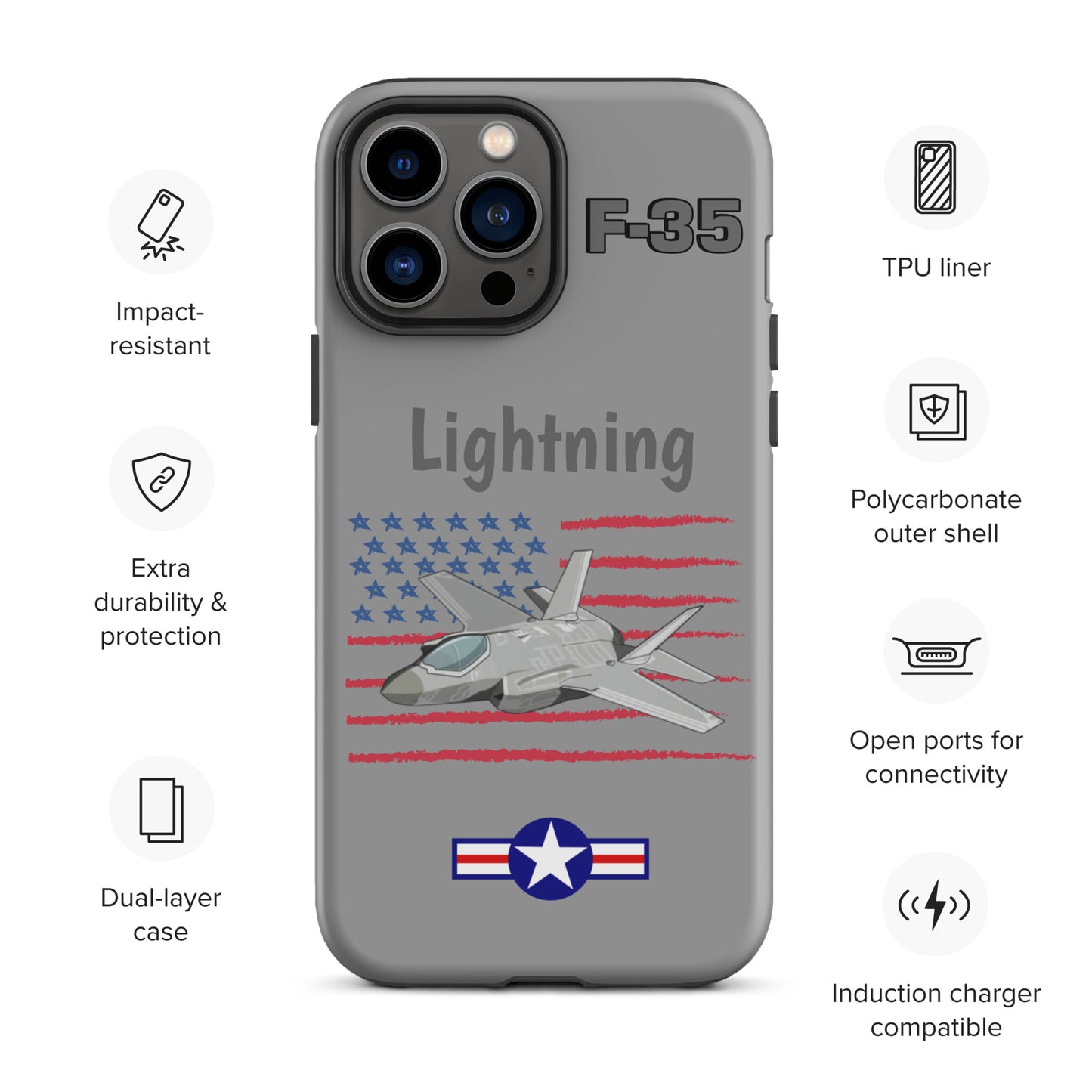 LightningStrike iPhone Case (Without Quotes)