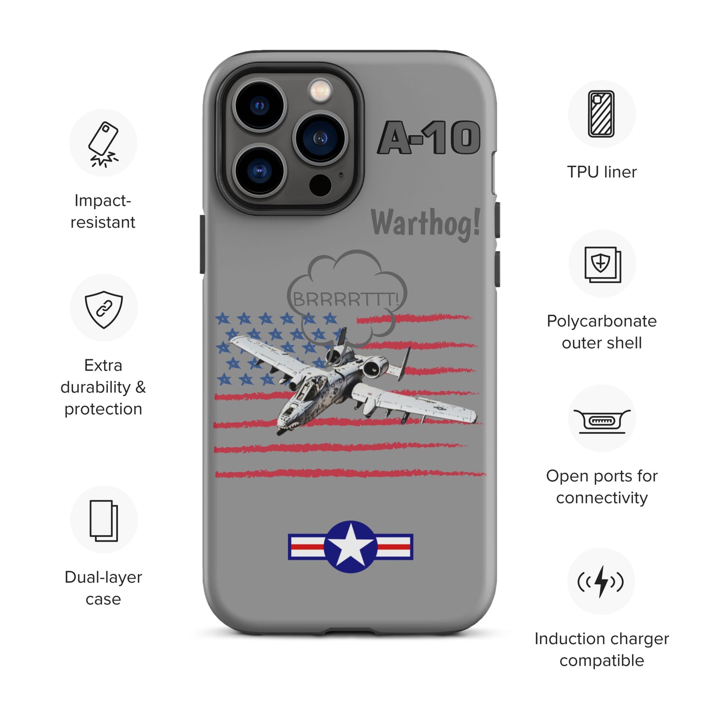 PatriotWarthog iPhone Case (Without Quotes)