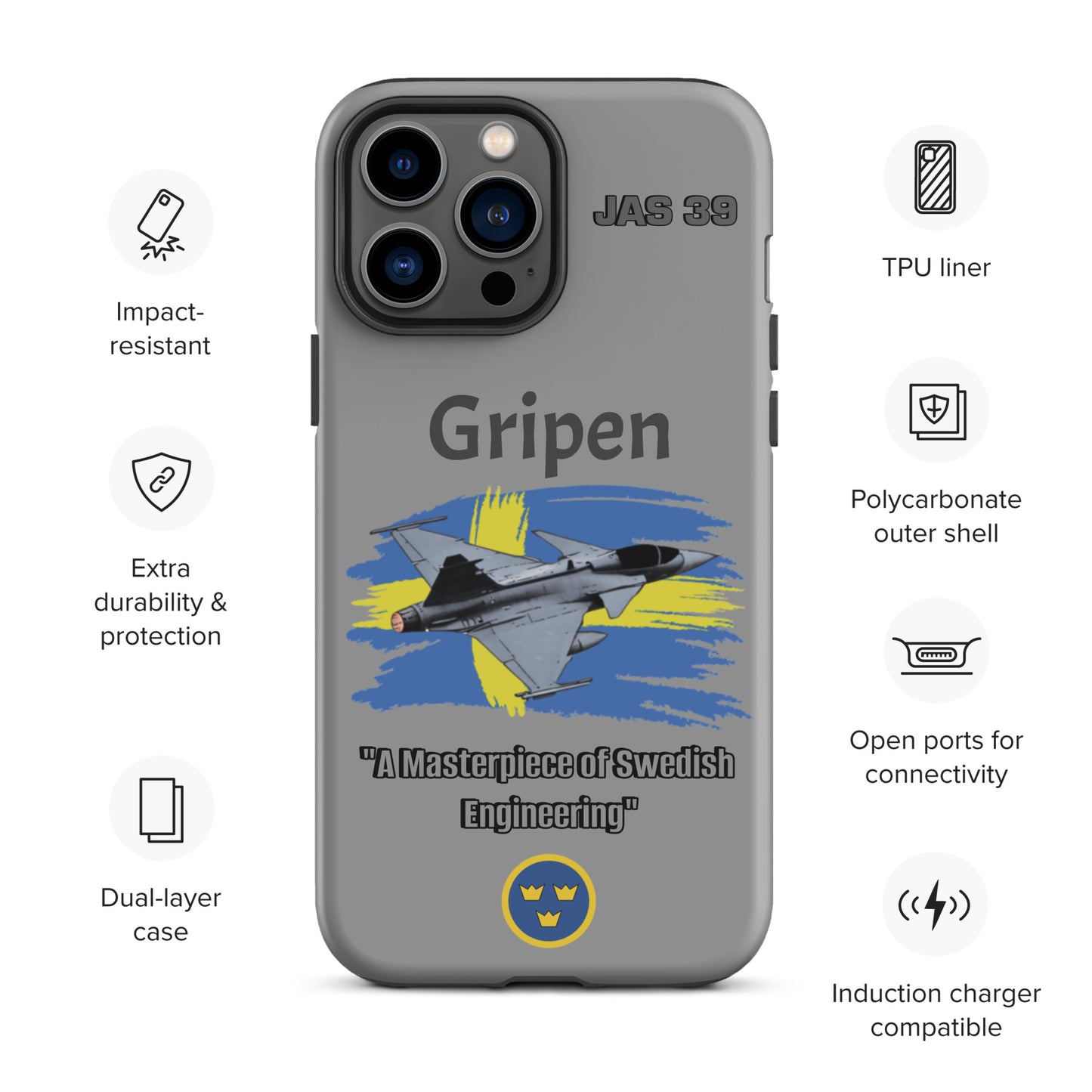 Gripen Patriot iPhone Case