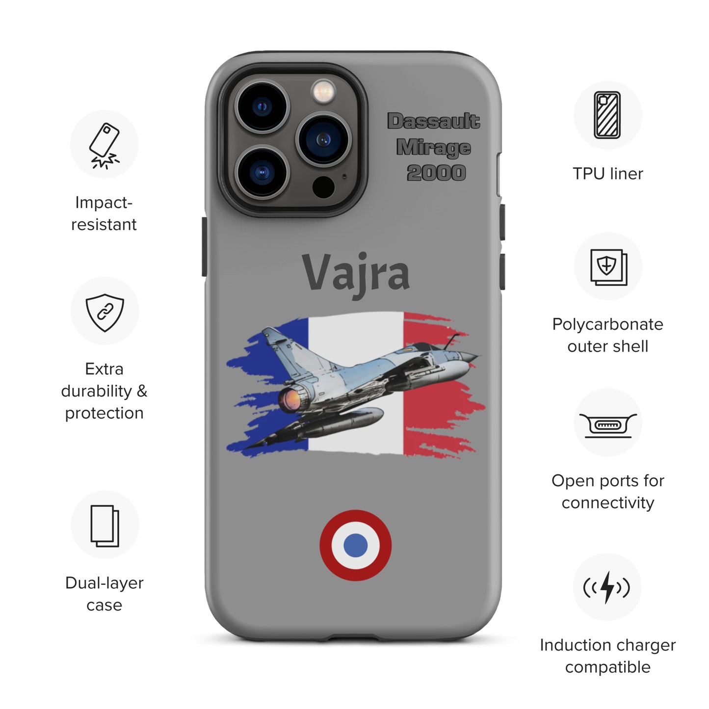 Mirage Patriot iPhone Case (Without Quotes)