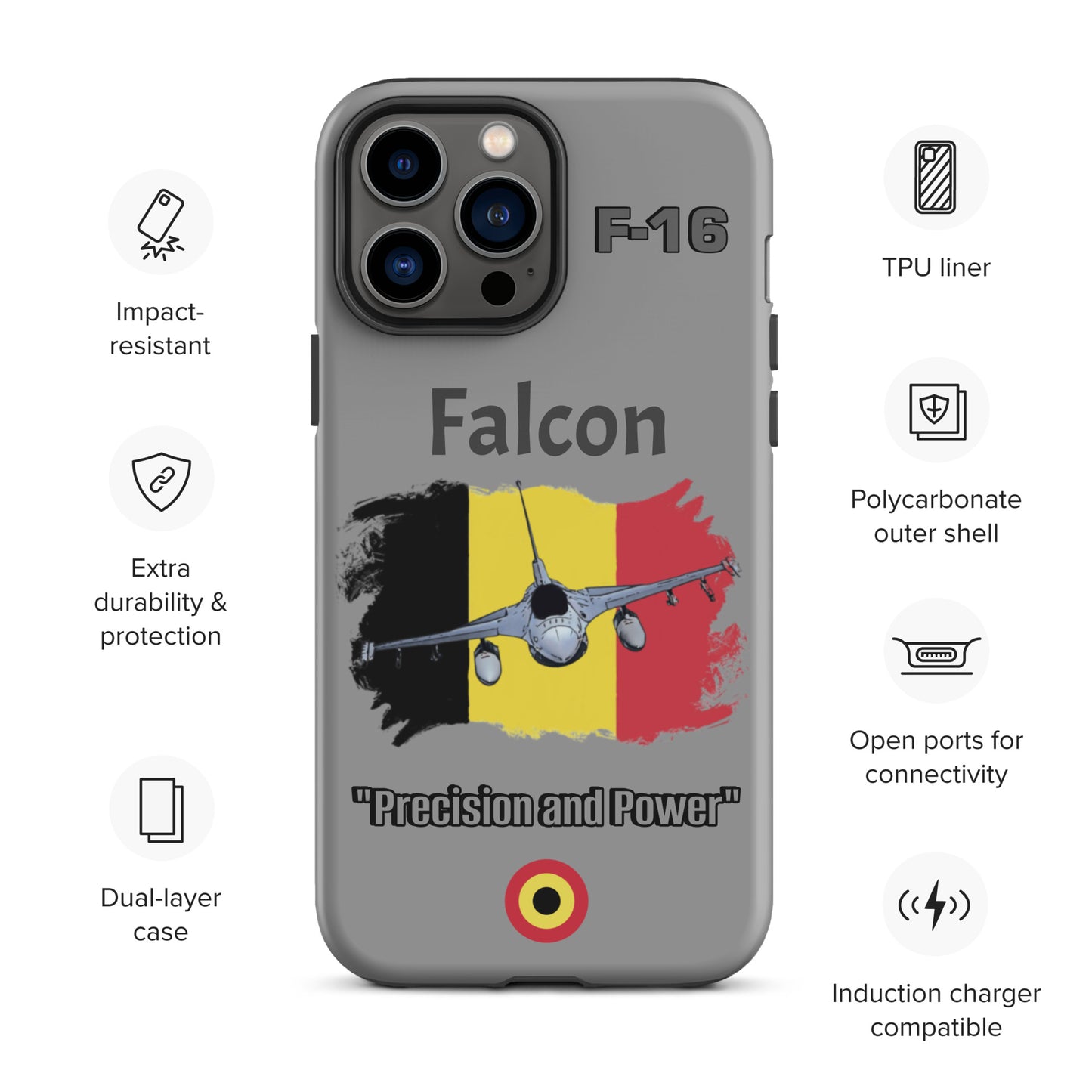 Belgium Falcon Patriot iPhone Case