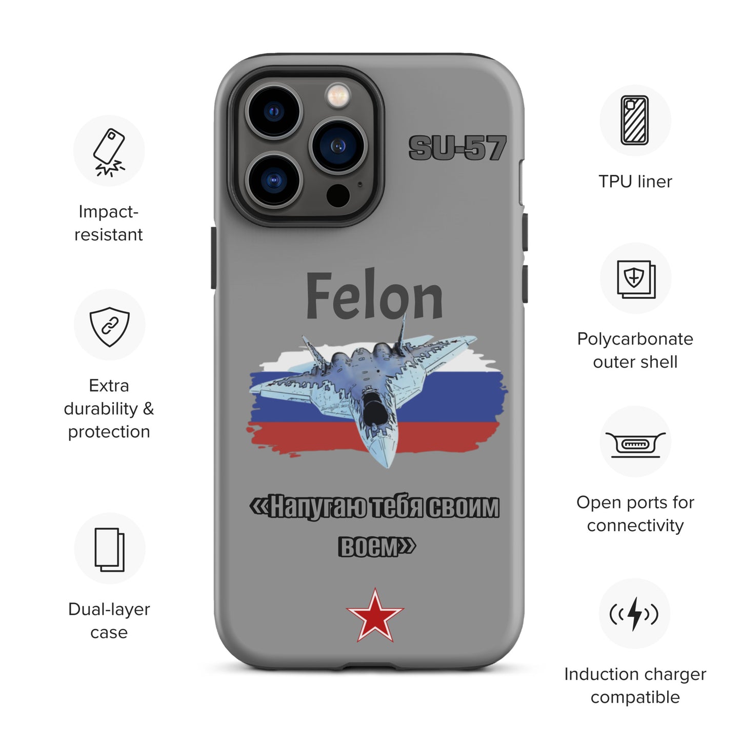 Felon Patriot iPhone Case