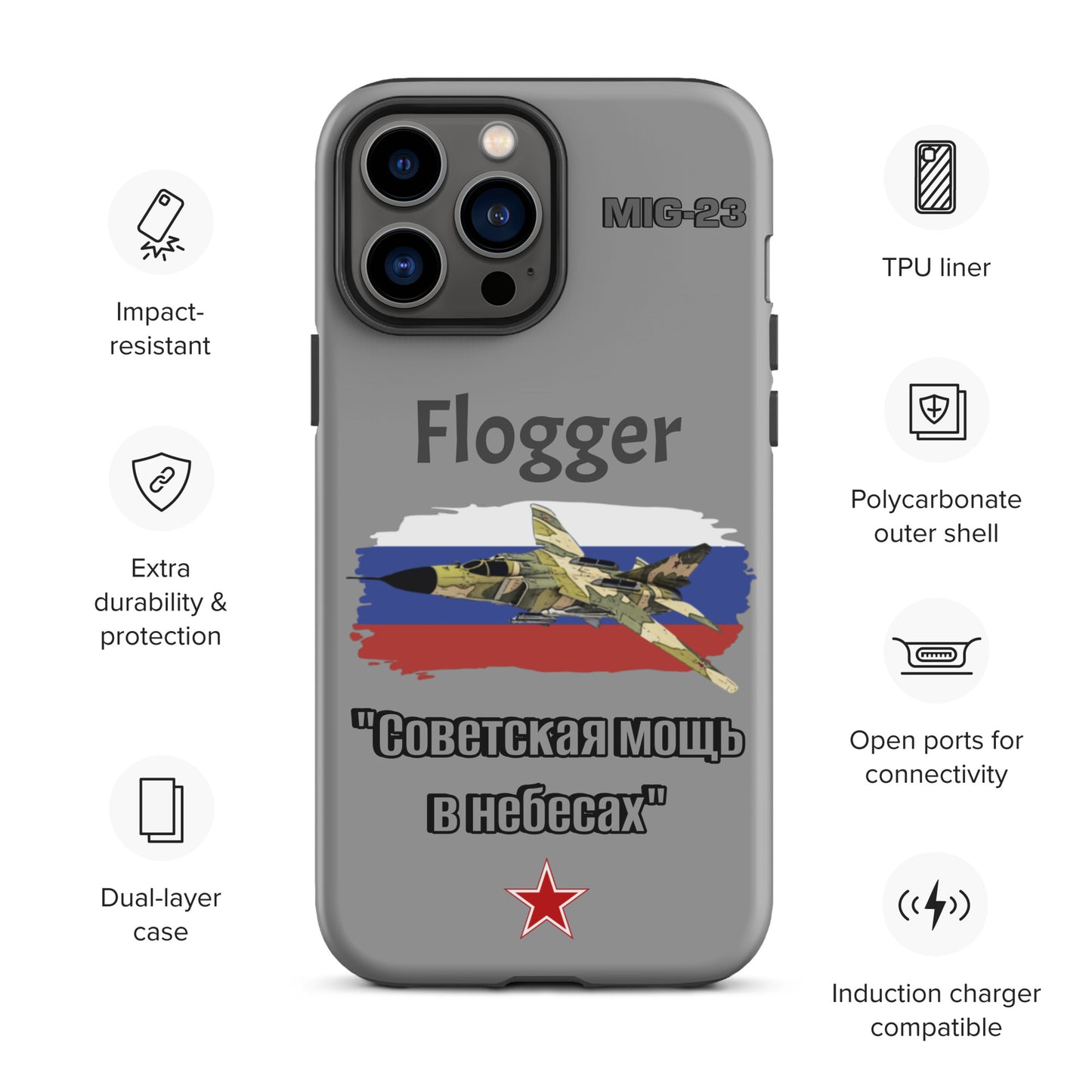 Flogger Patriot iPhone Case