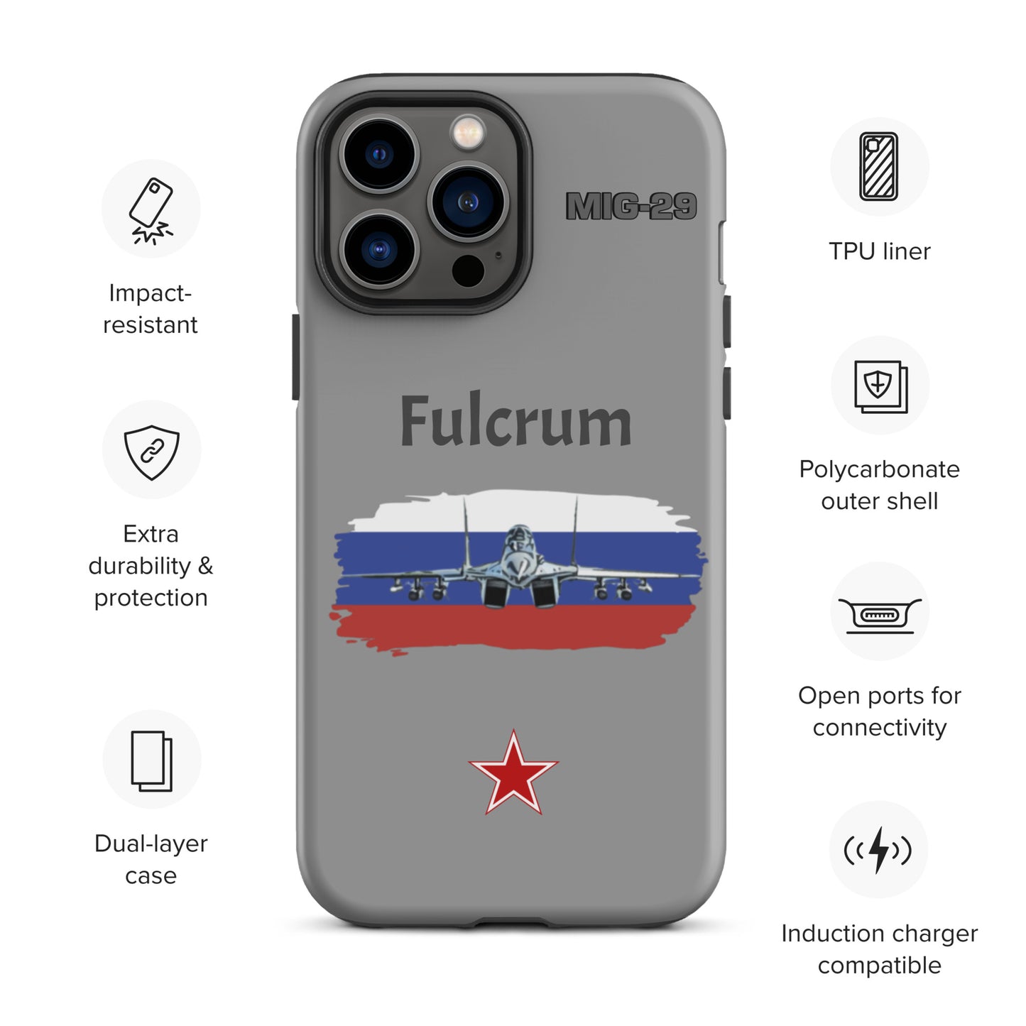 Fulcrum Patriot iPhone Case (Without Quotes)