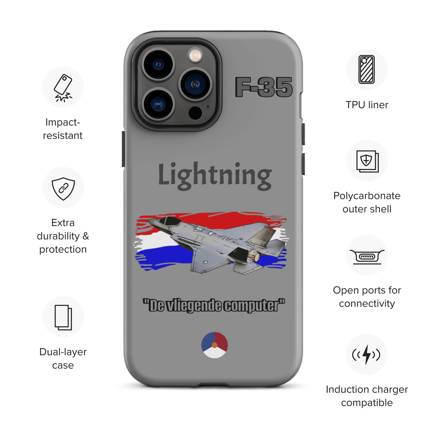 Dutch Lightning Patriot iPhone Case