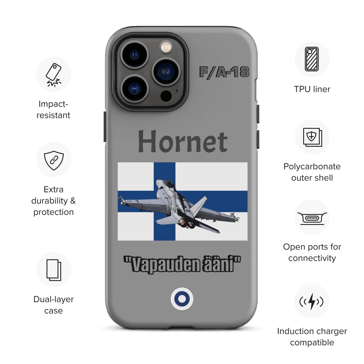 Finnish Hornet Patriot iPhone Case