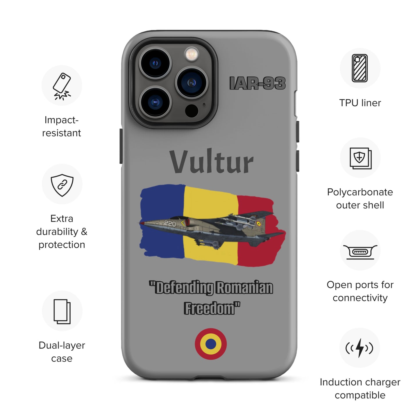 Vultur Patriot iPhone Case