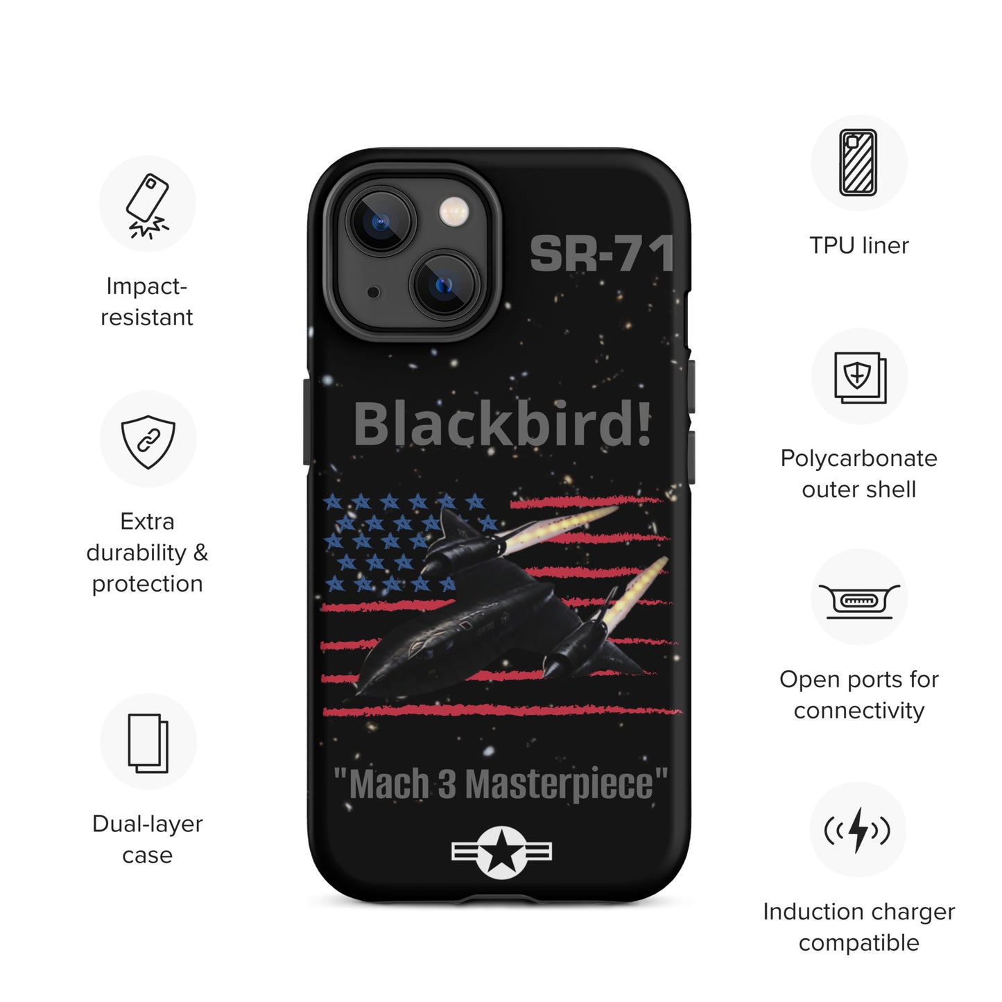 Blackbird Patriot iPhone Case