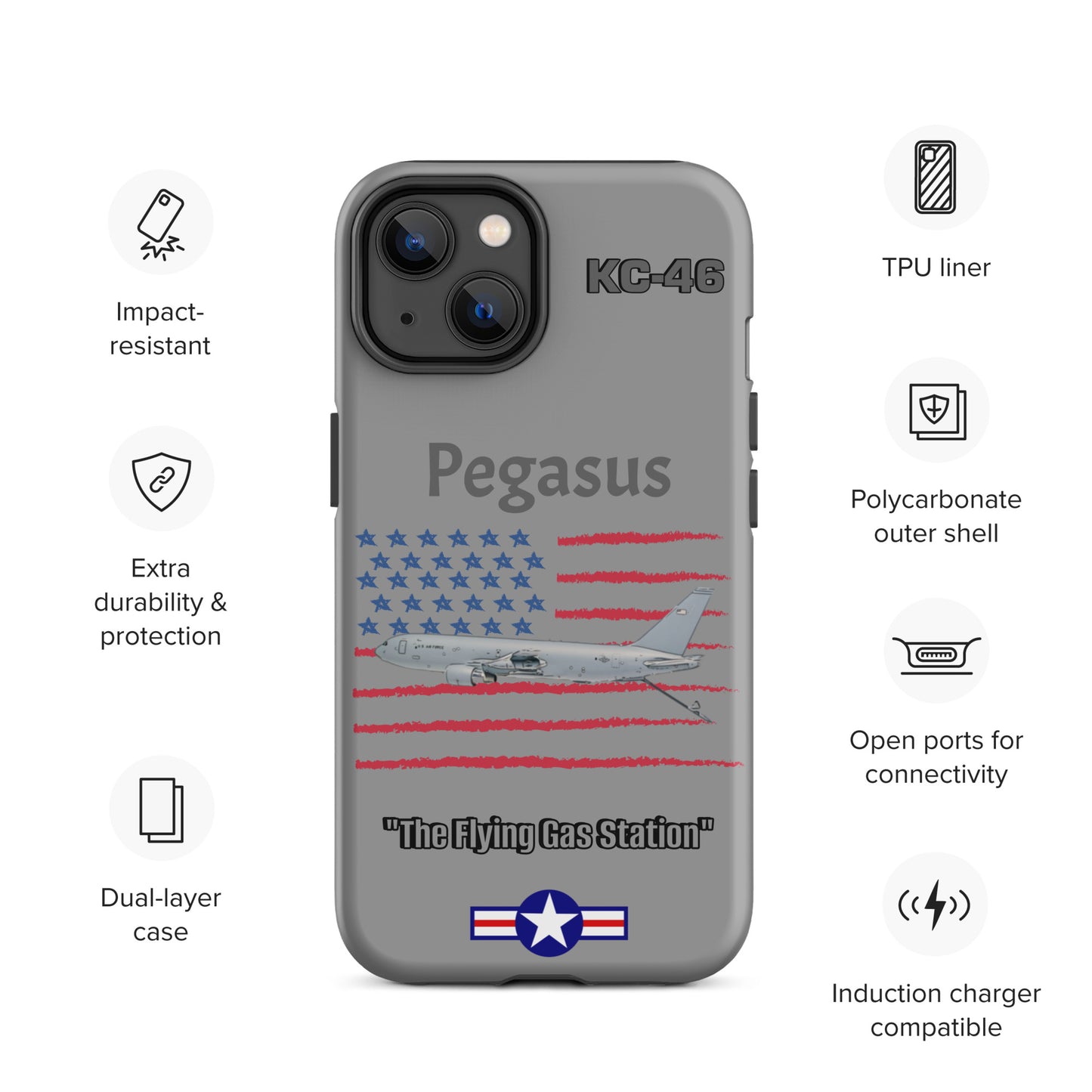 Pegasus Patriot iPhone Case