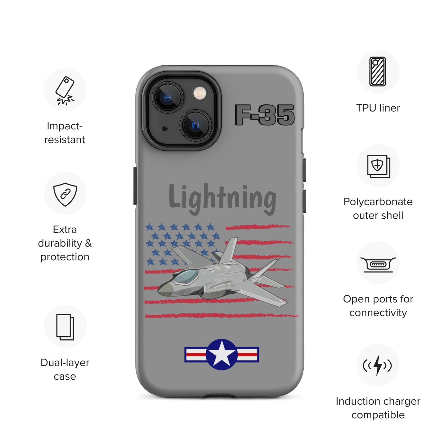 LightningStrike iPhone Case (Without Quotes)