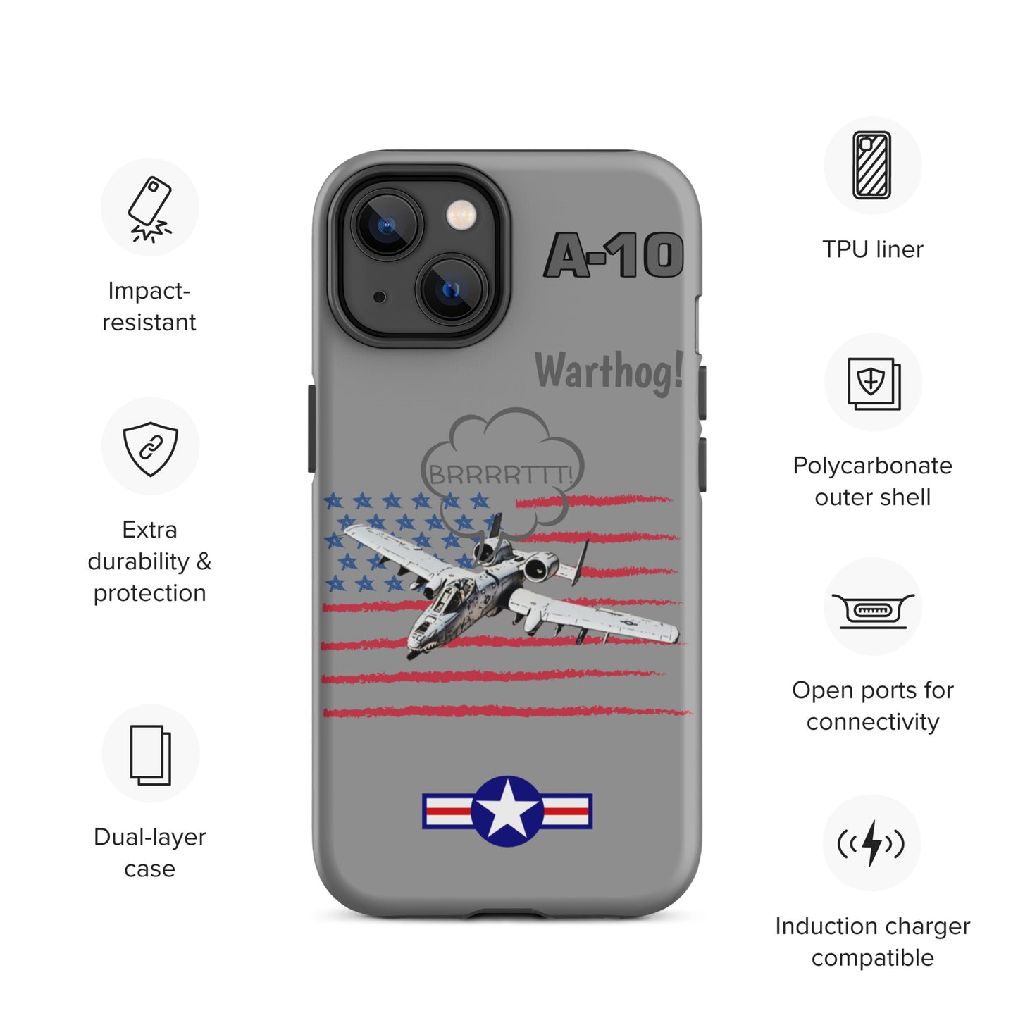 PatriotWarthog iPhone Case (Without Quotes)
