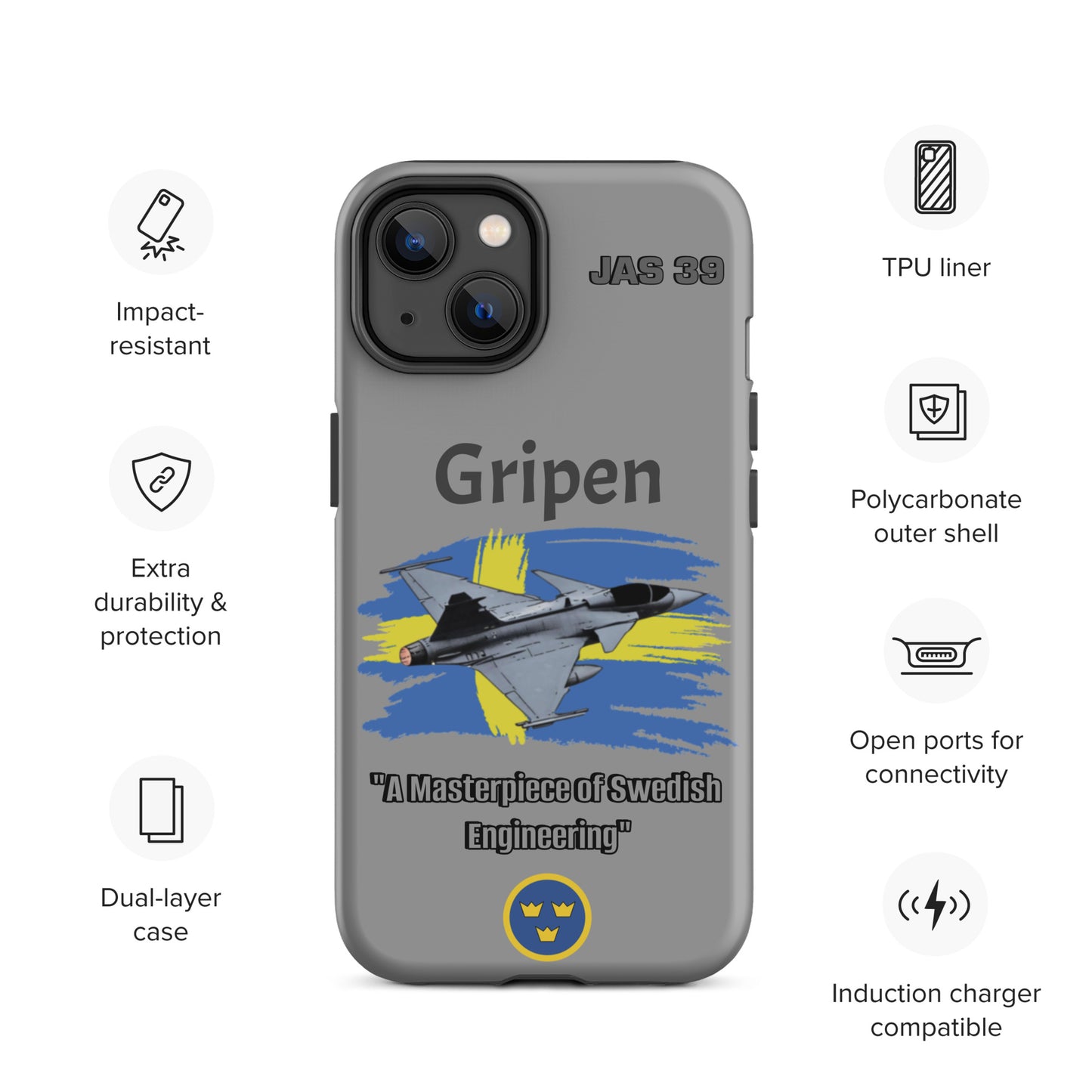 Gripen Patriot iPhone Case