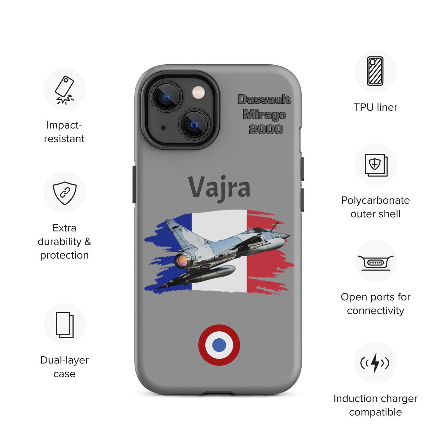 Mirage Patriot iPhone Case (Without Quotes)