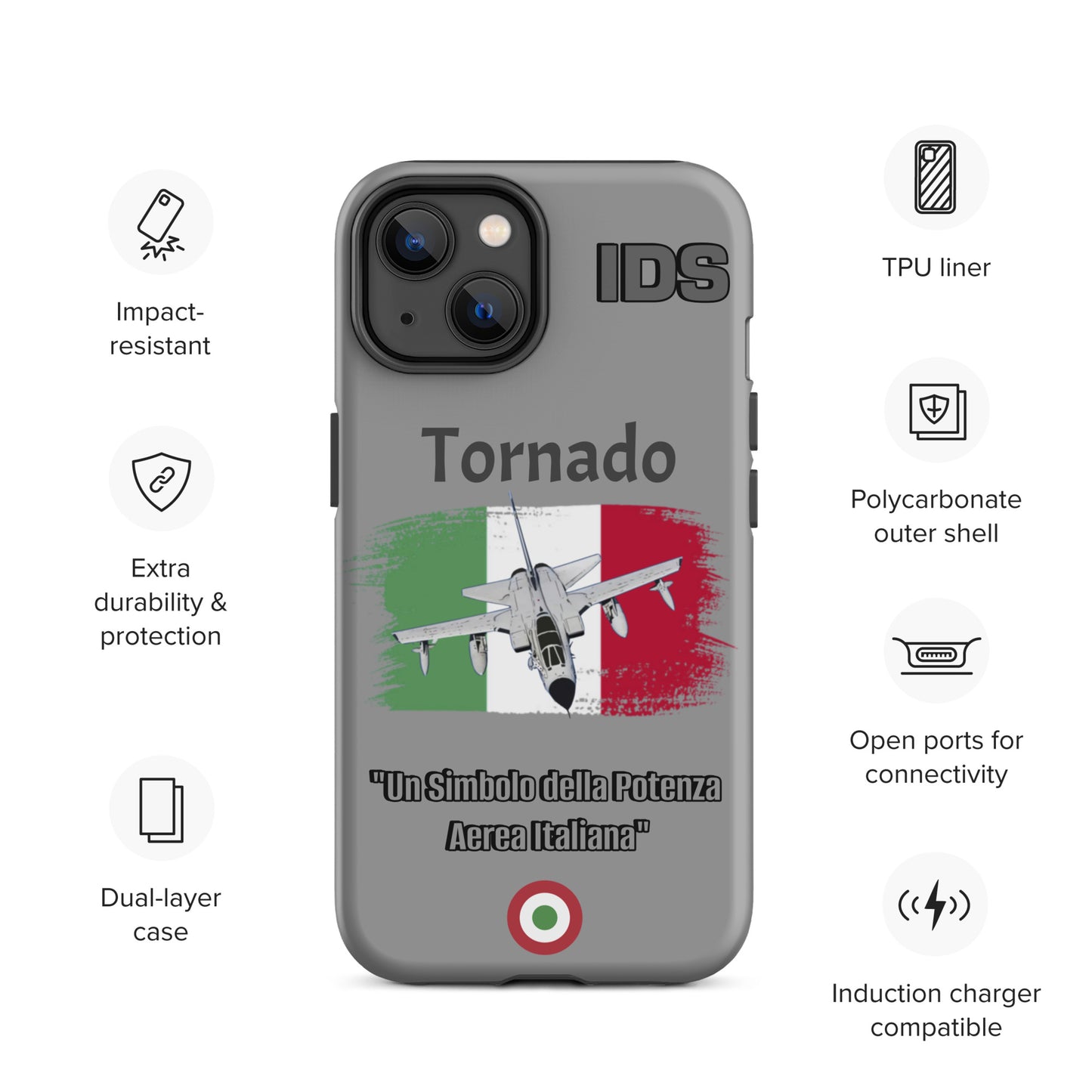 Italian Tornado Patriot iPhone Case