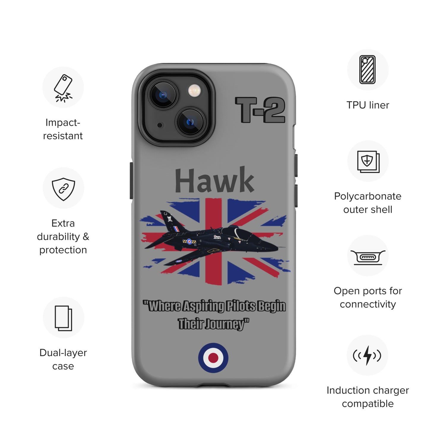 Hawk Patriot iPhone Case