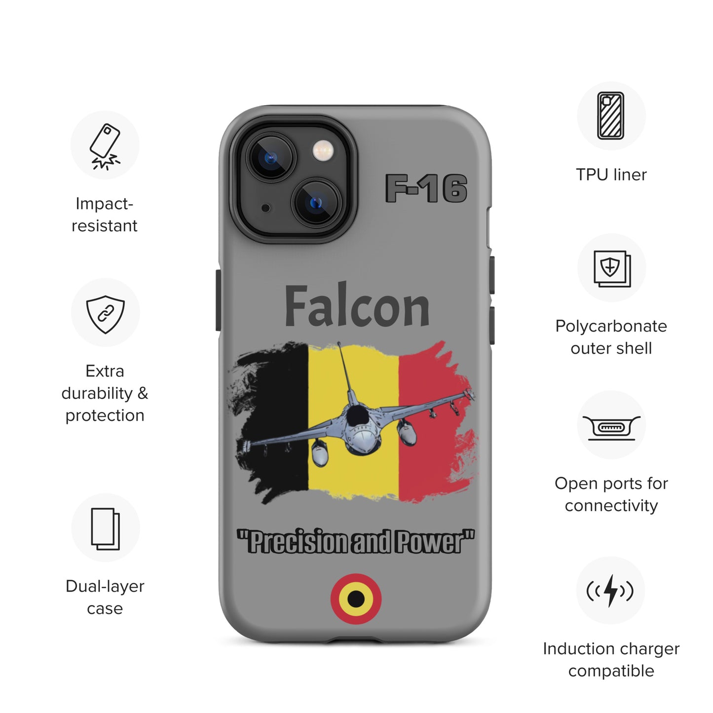 Belgium Falcon Patriot iPhone Case