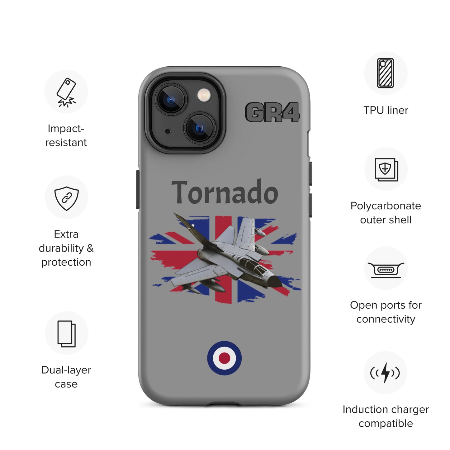 British Tornado Patriot iPhone Case (Without Quotes)