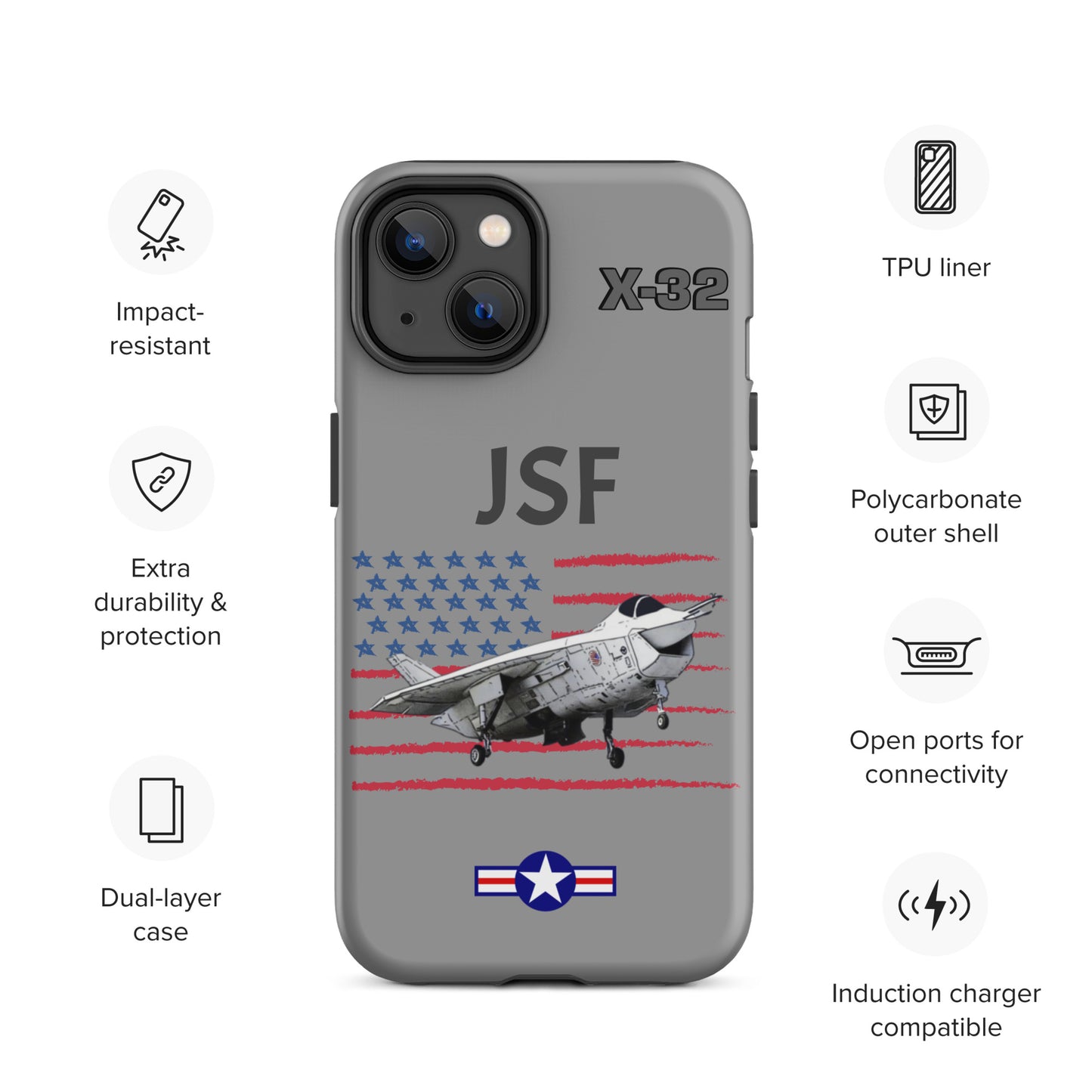 JSF Patriot iPhone Case (Without Quotes)