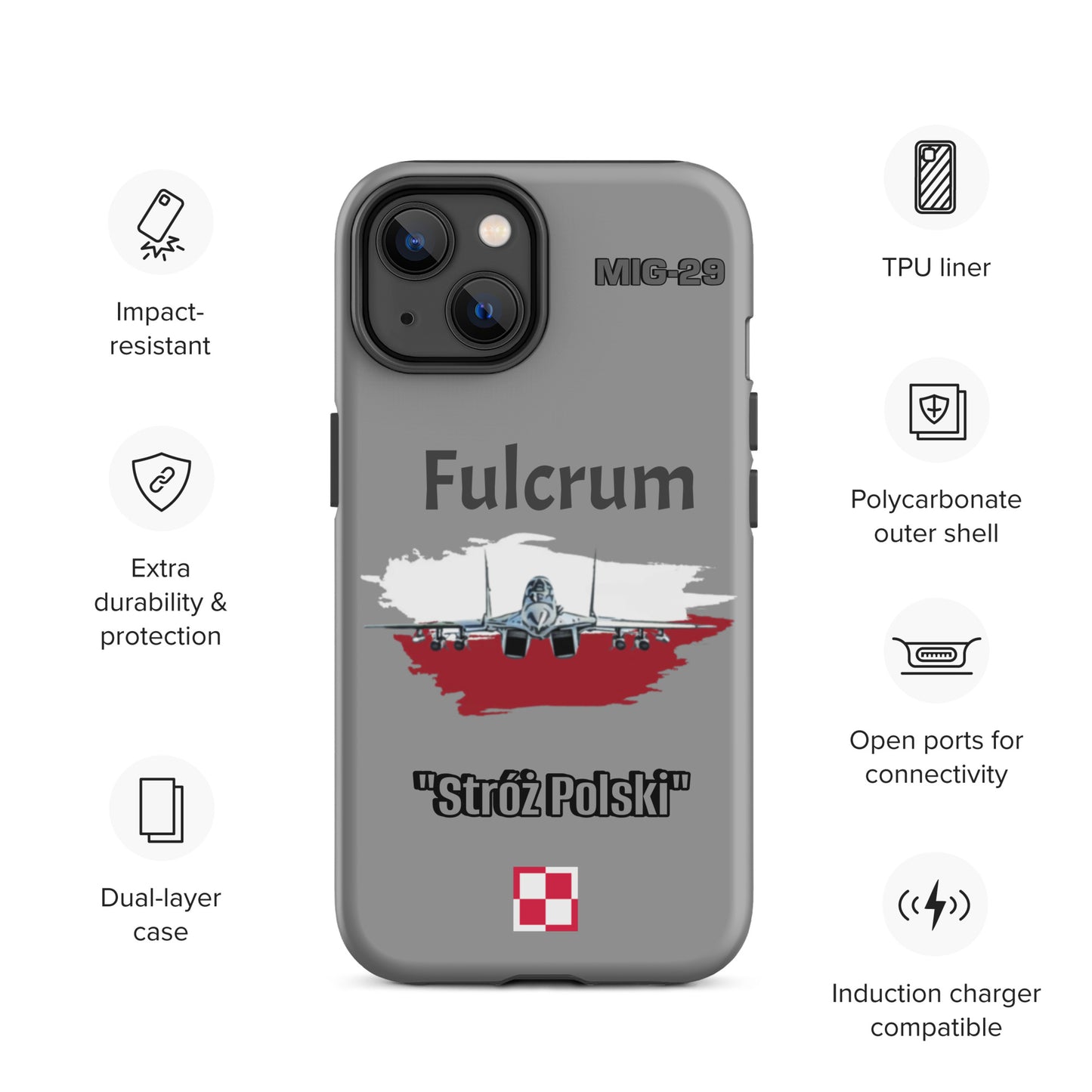 Poland Fulcrum Patriot iPhone Case