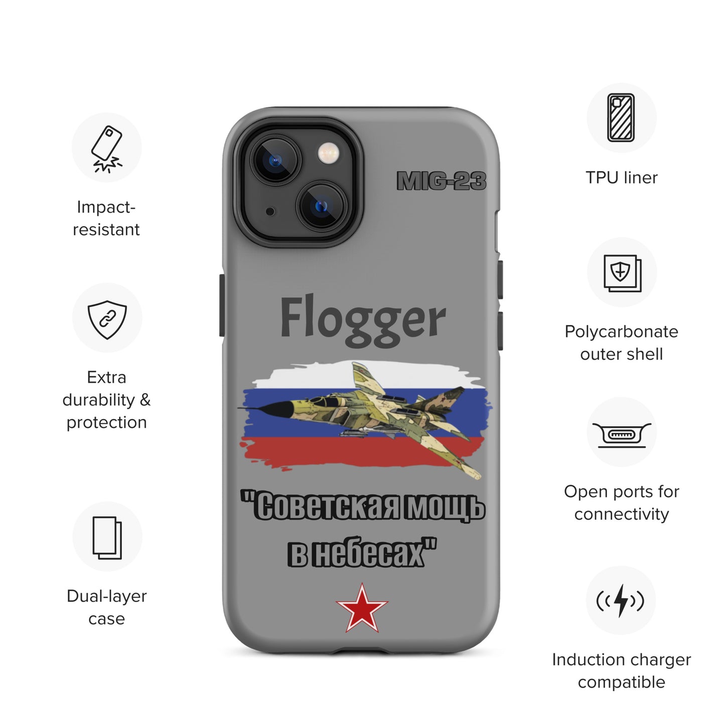 Flogger Patriot iPhone Case