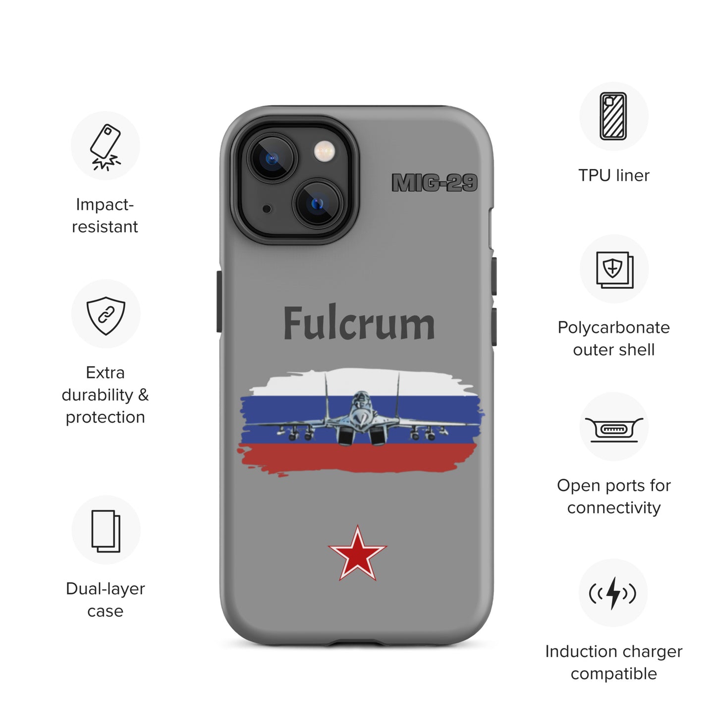 Fulcrum Patriot iPhone Case (Without Quotes)