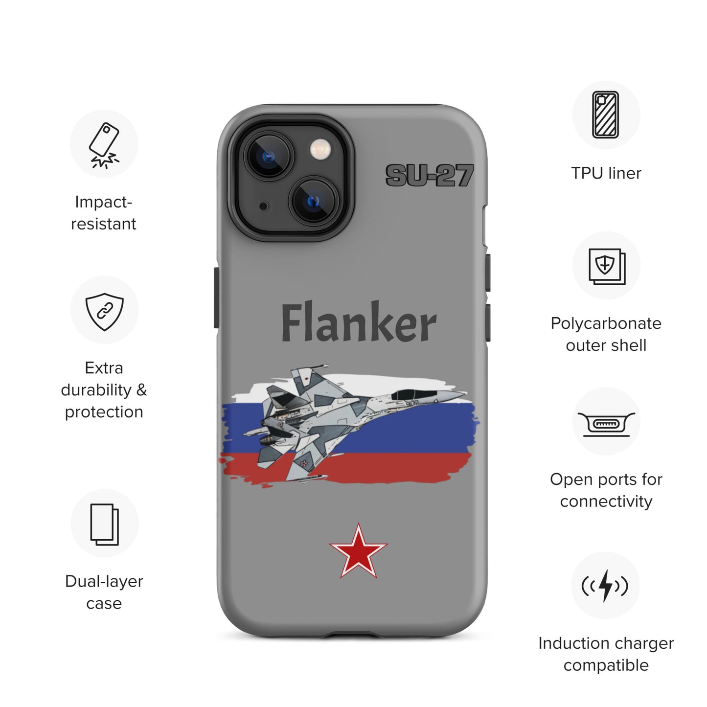 Flanker Patriot iPhone Case (Without Quotes)