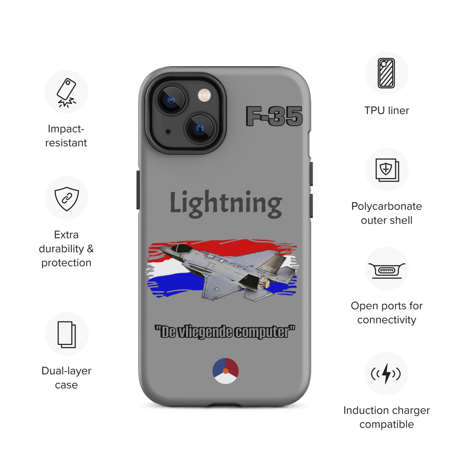 Dutch Lightning Patriot iPhone Case