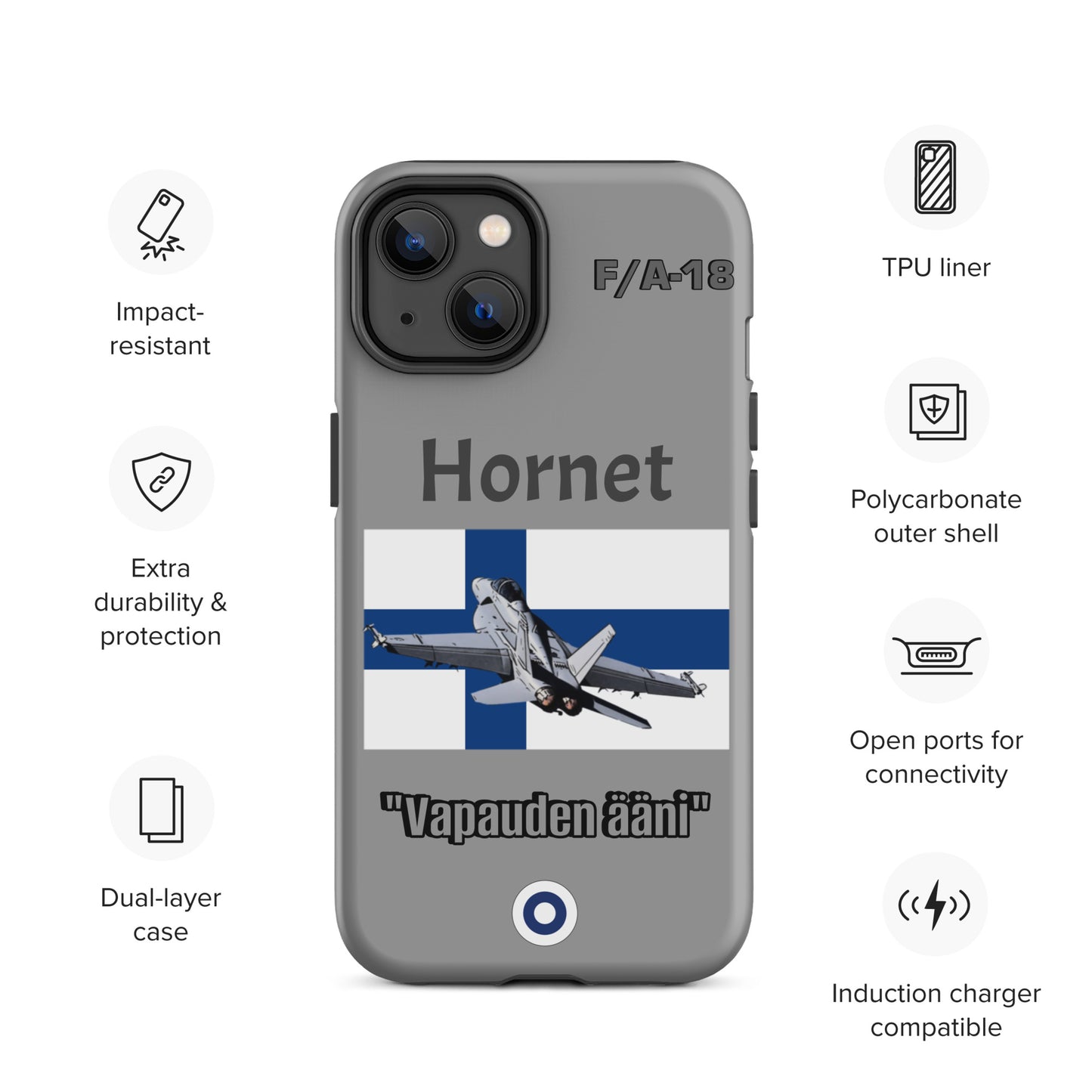 Finnish Hornet Patriot iPhone Case