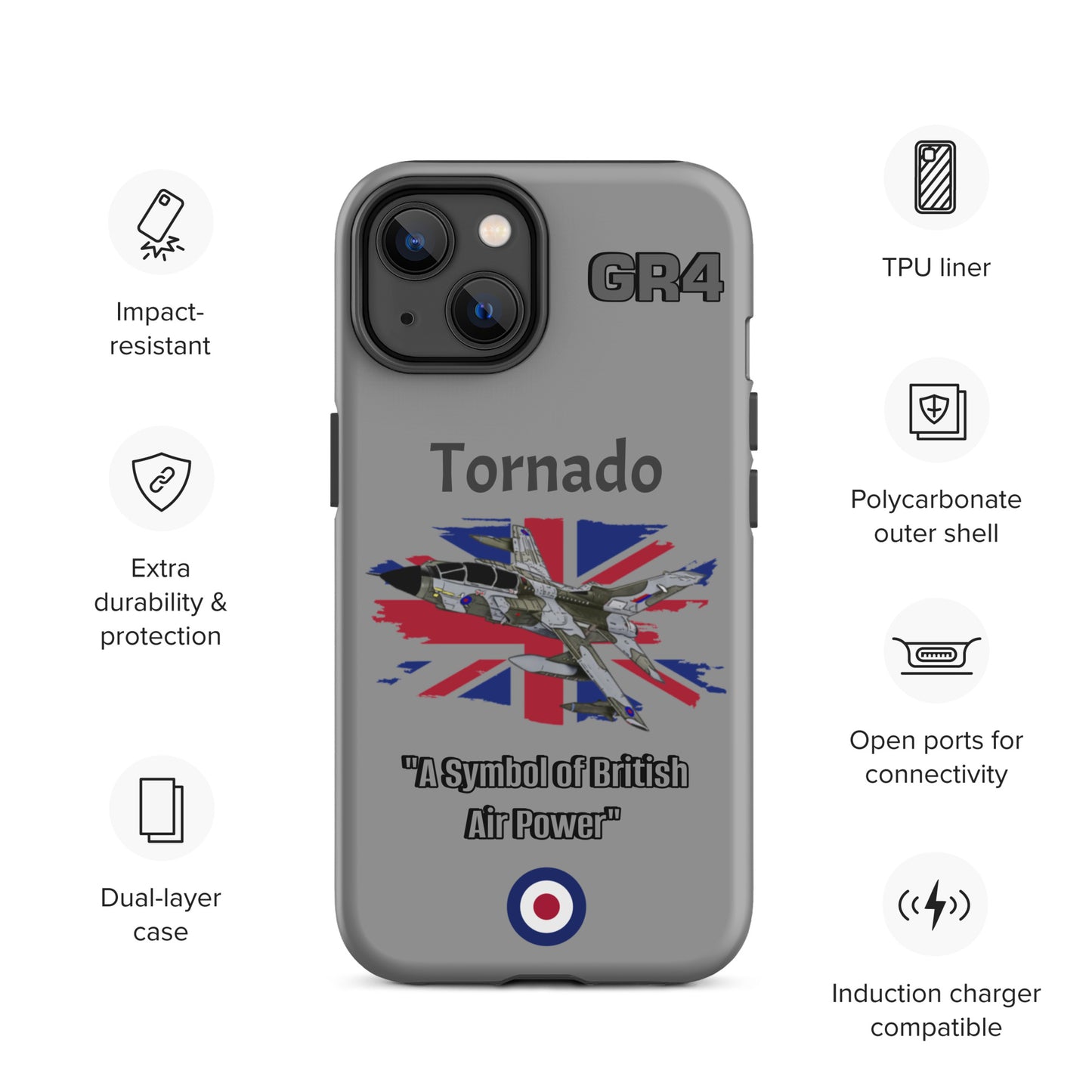 British Camo Tornado Patriot iPhone Case