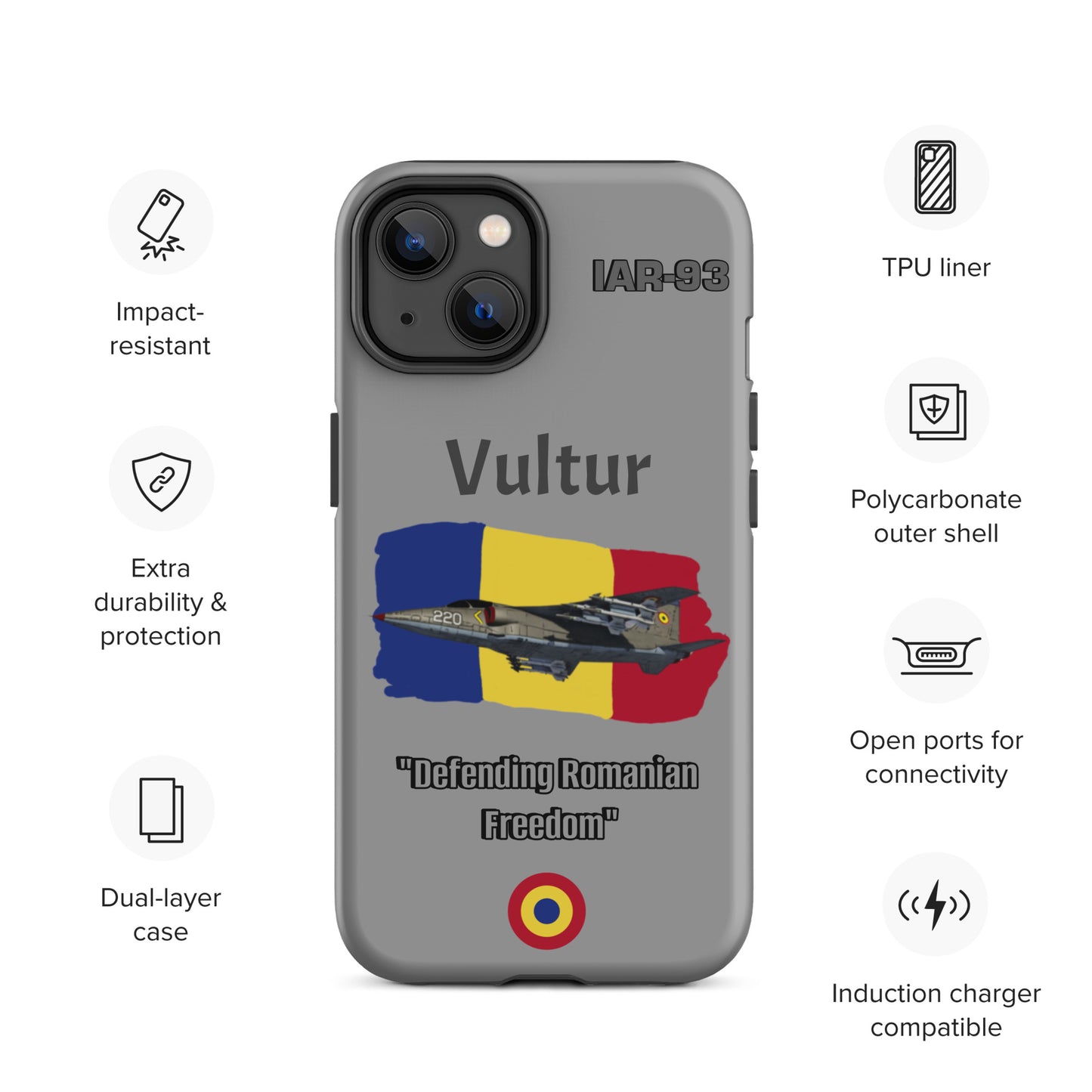Vultur Patriot iPhone Case