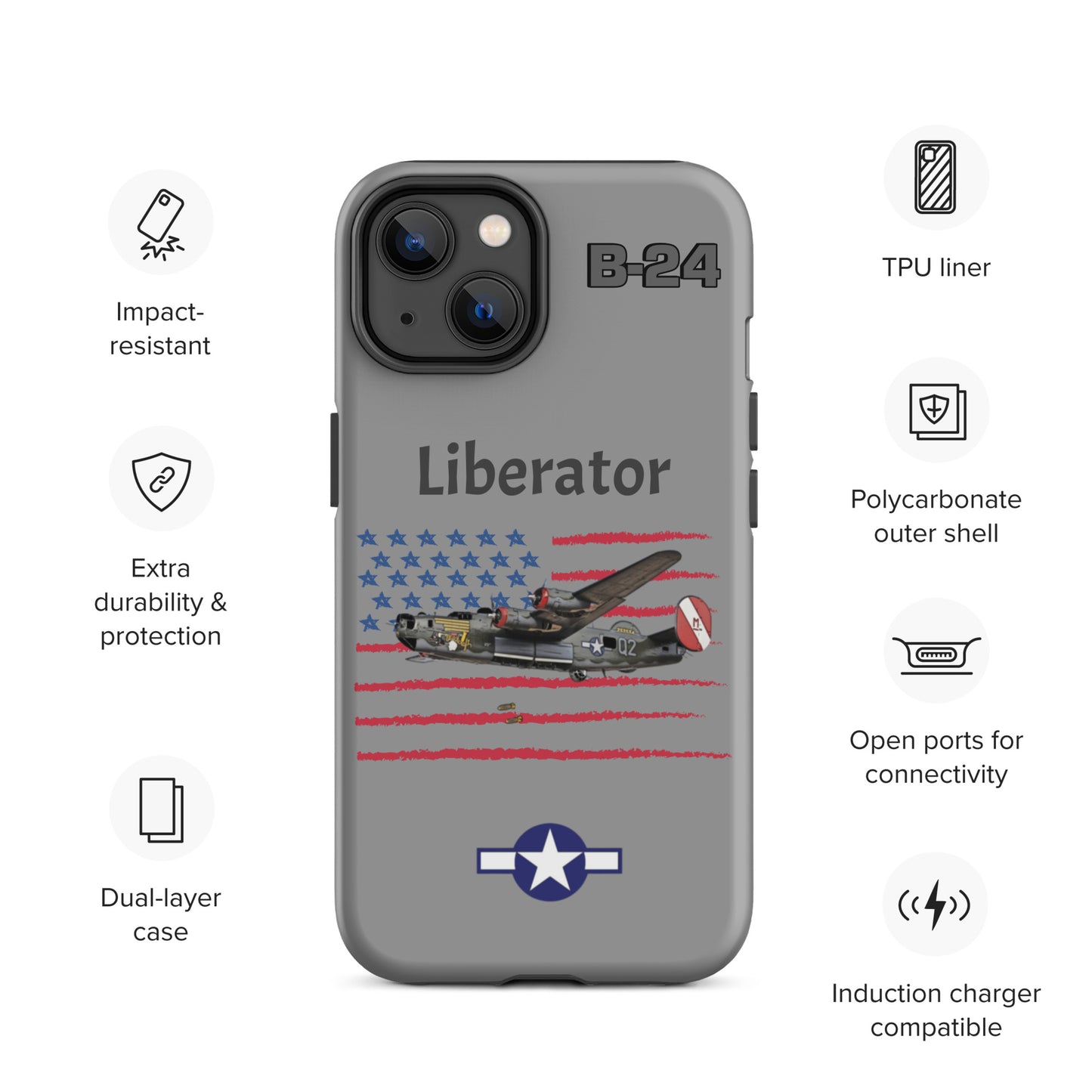 WWII Liberator Patriot iPhone Case