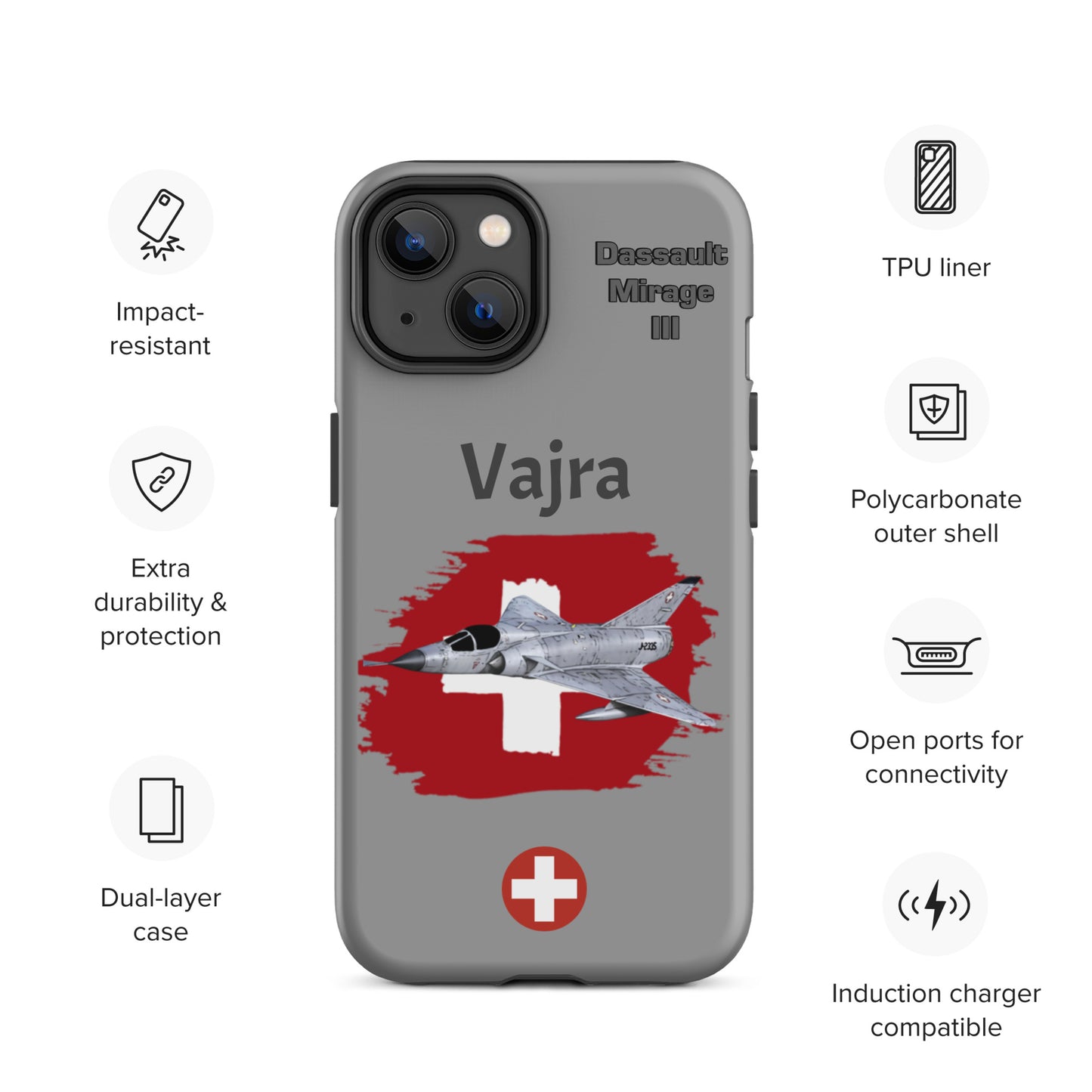 Swiss Mirage Patriot iPhone Case