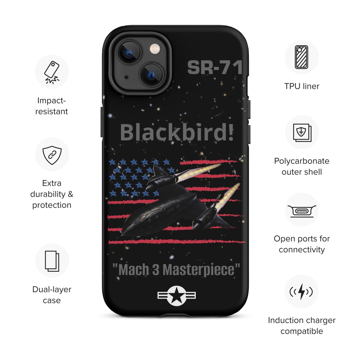 Blackbird Patriot iPhone Case
