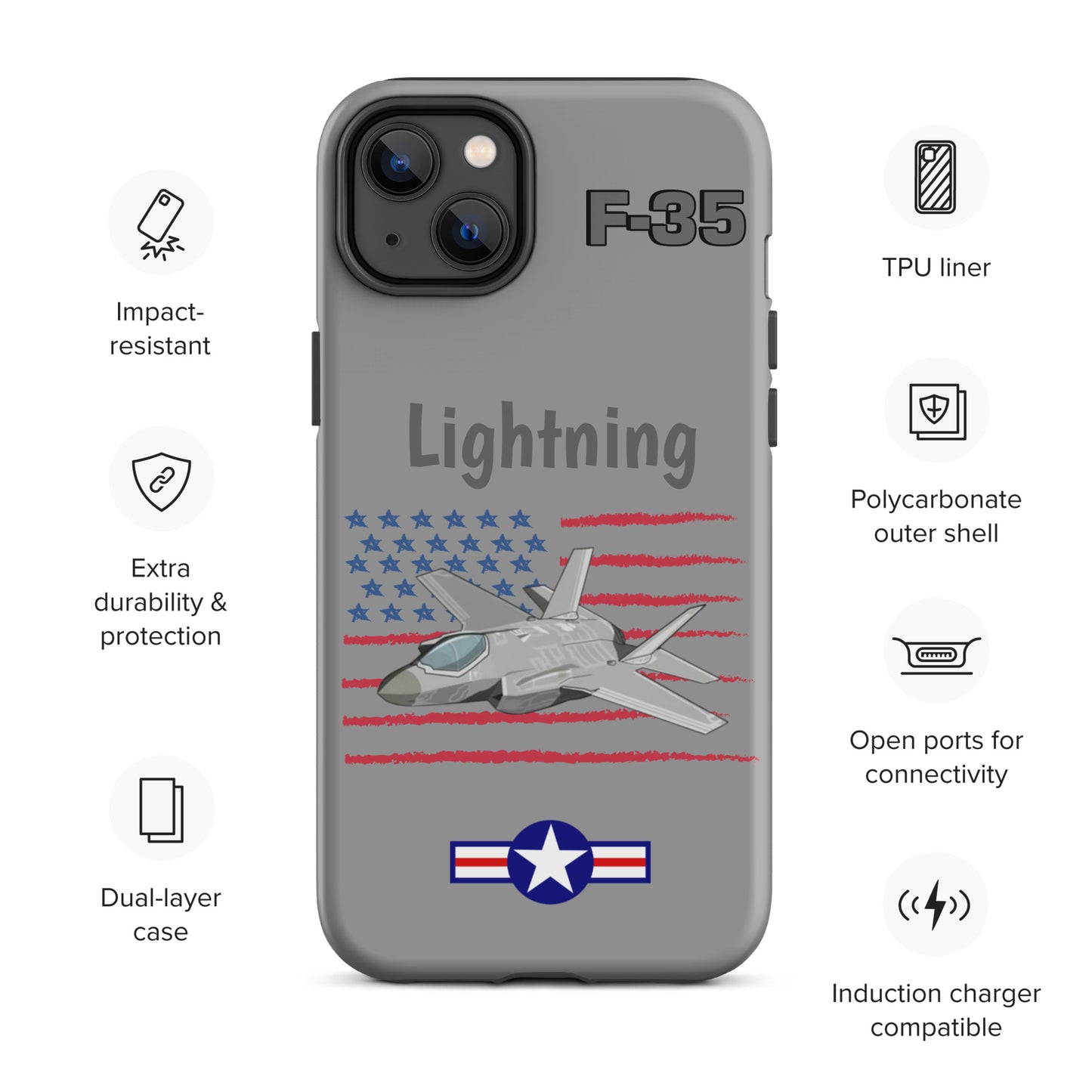 LightningStrike iPhone Case (Without Quotes)