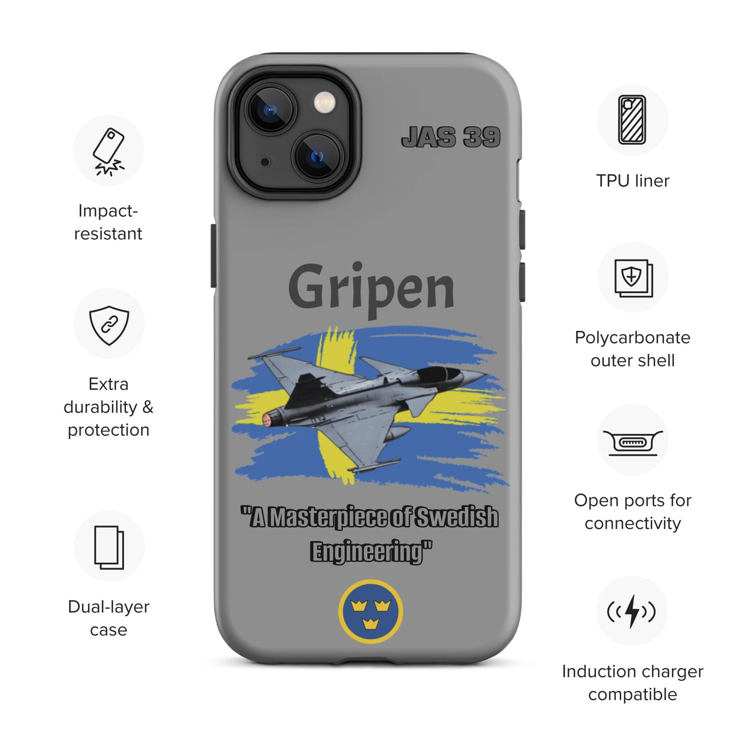 Gripen Patriot iPhone Case