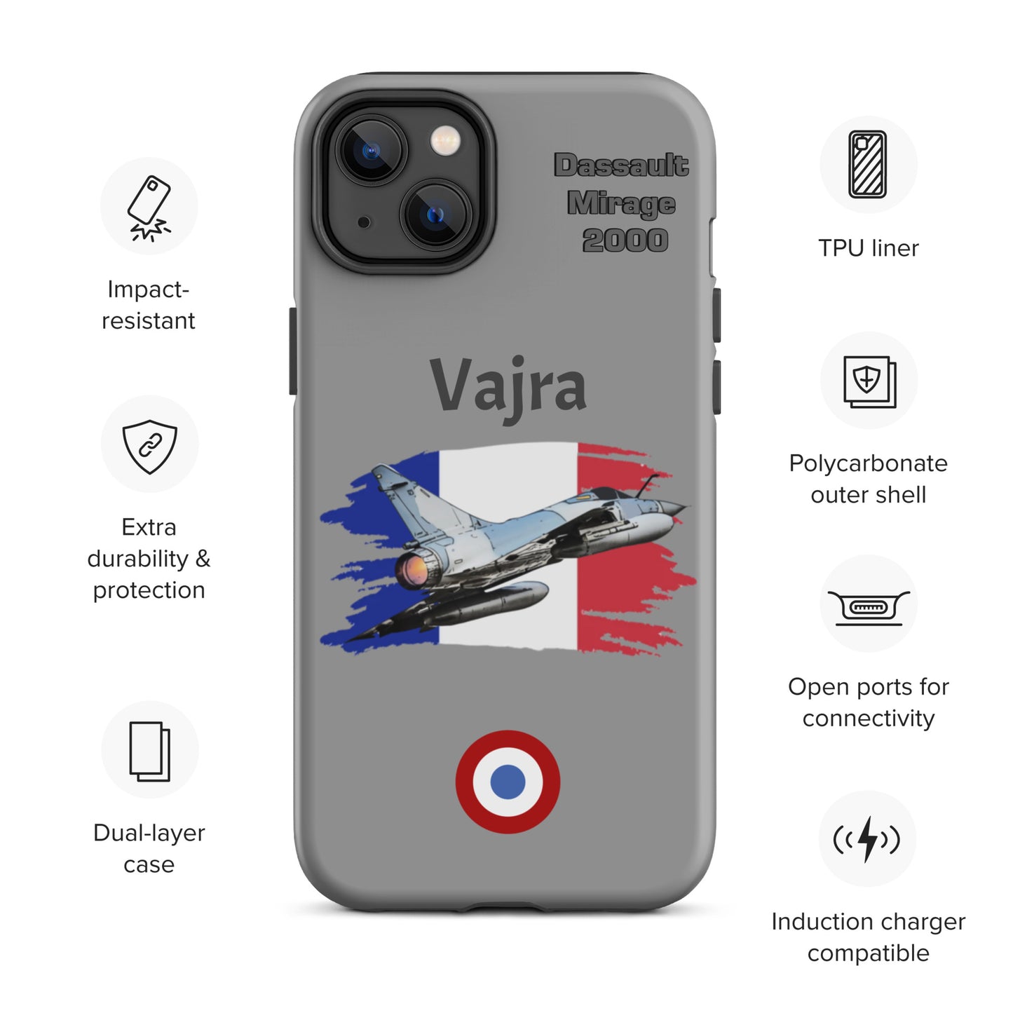 Mirage Patriot iPhone Case (Without Quotes)