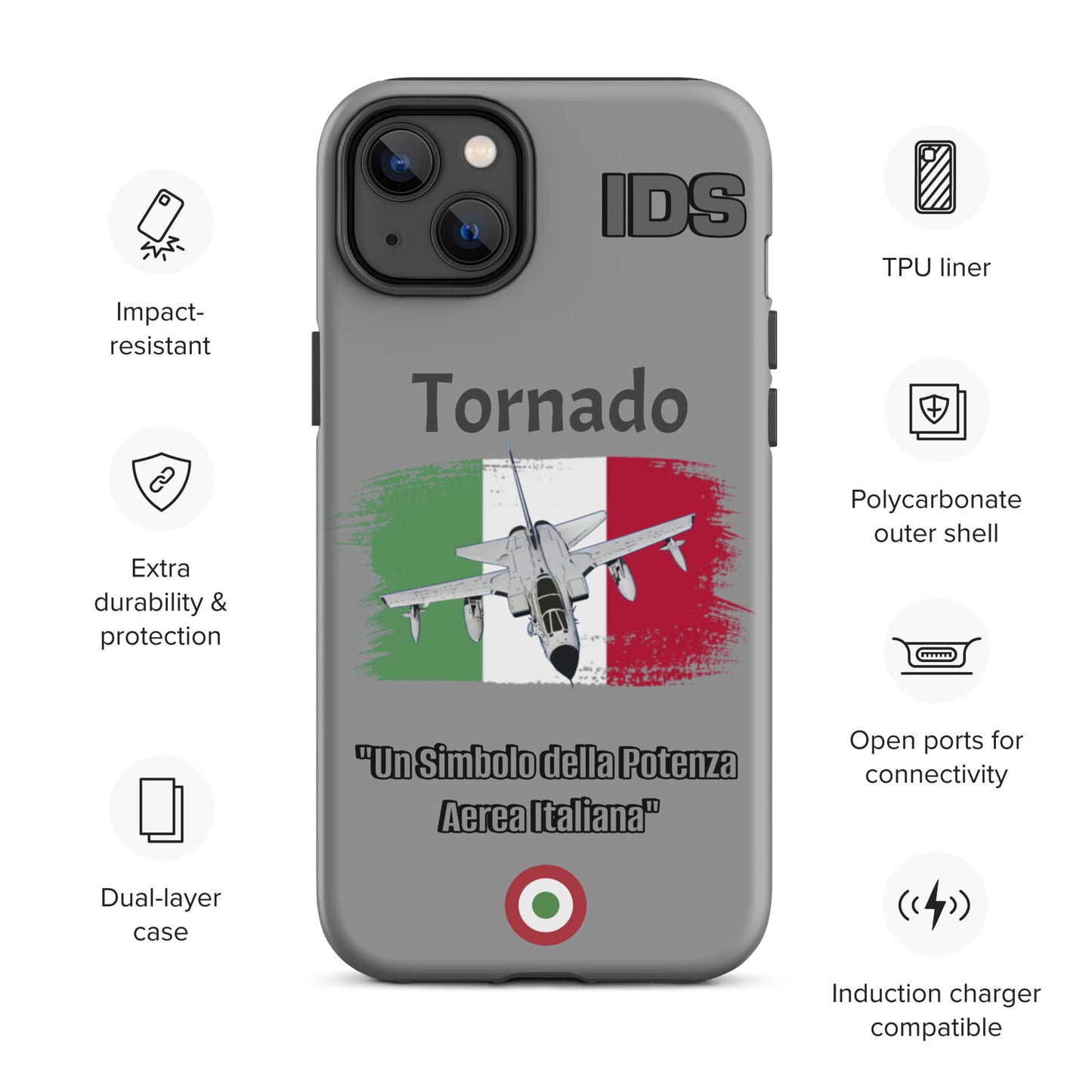 Italian Tornado Patriot iPhone Case
