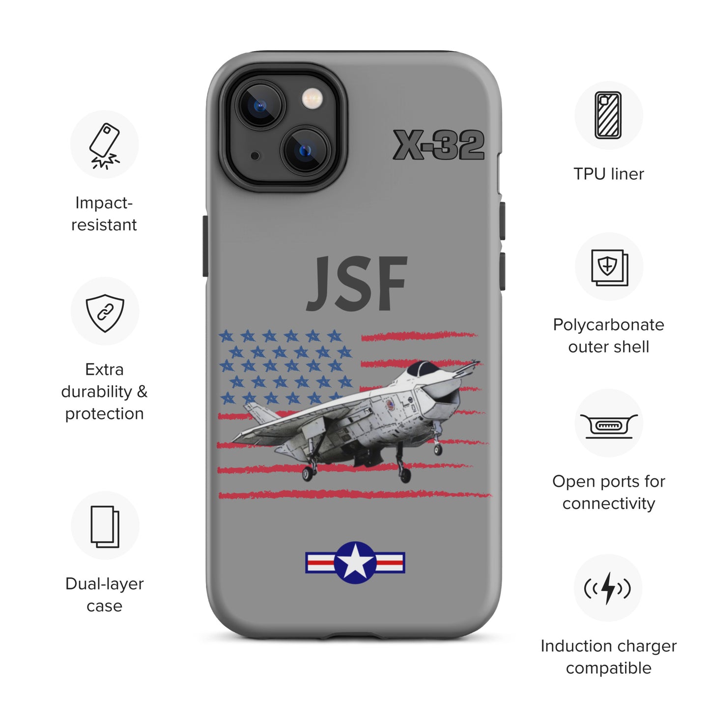 JSF Patriot iPhone Case (Without Quotes)