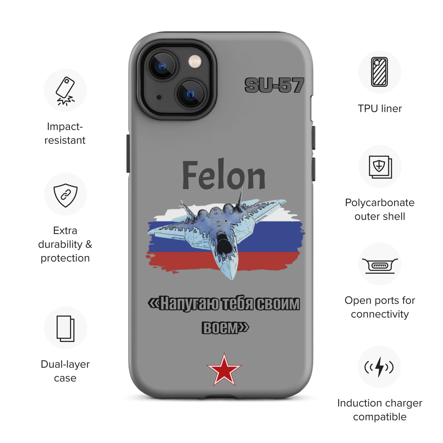Felon Patriot iPhone Case