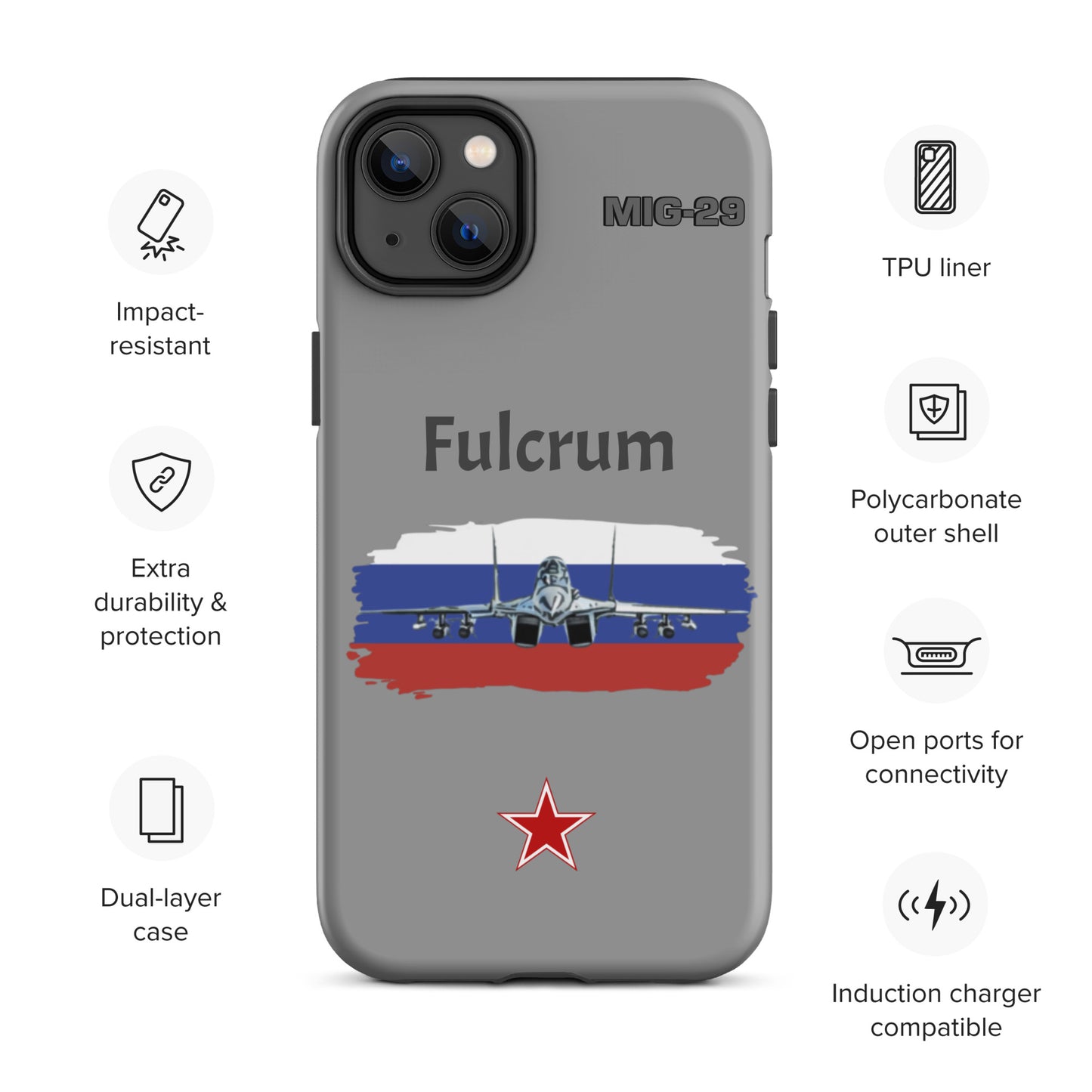 Fulcrum Patriot iPhone Case (Without Quotes)