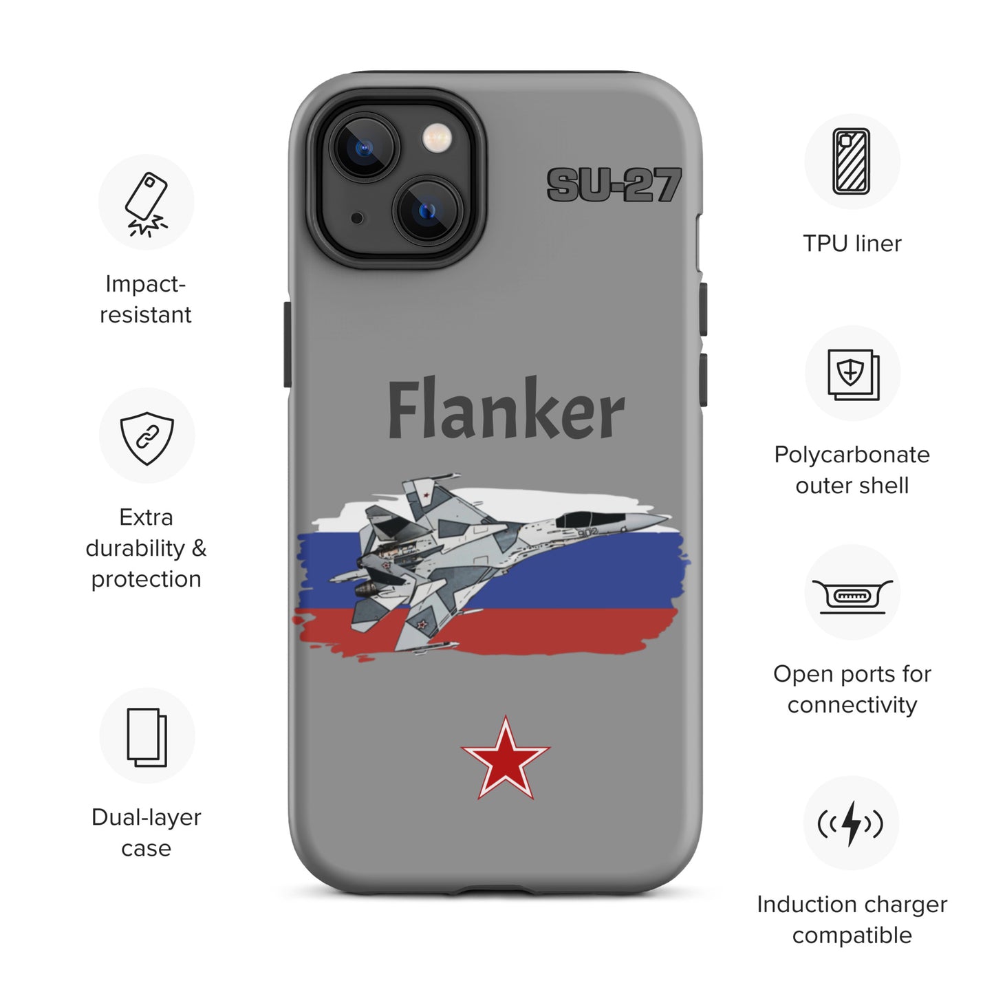 Flanker Patriot iPhone Case (Without Quotes)