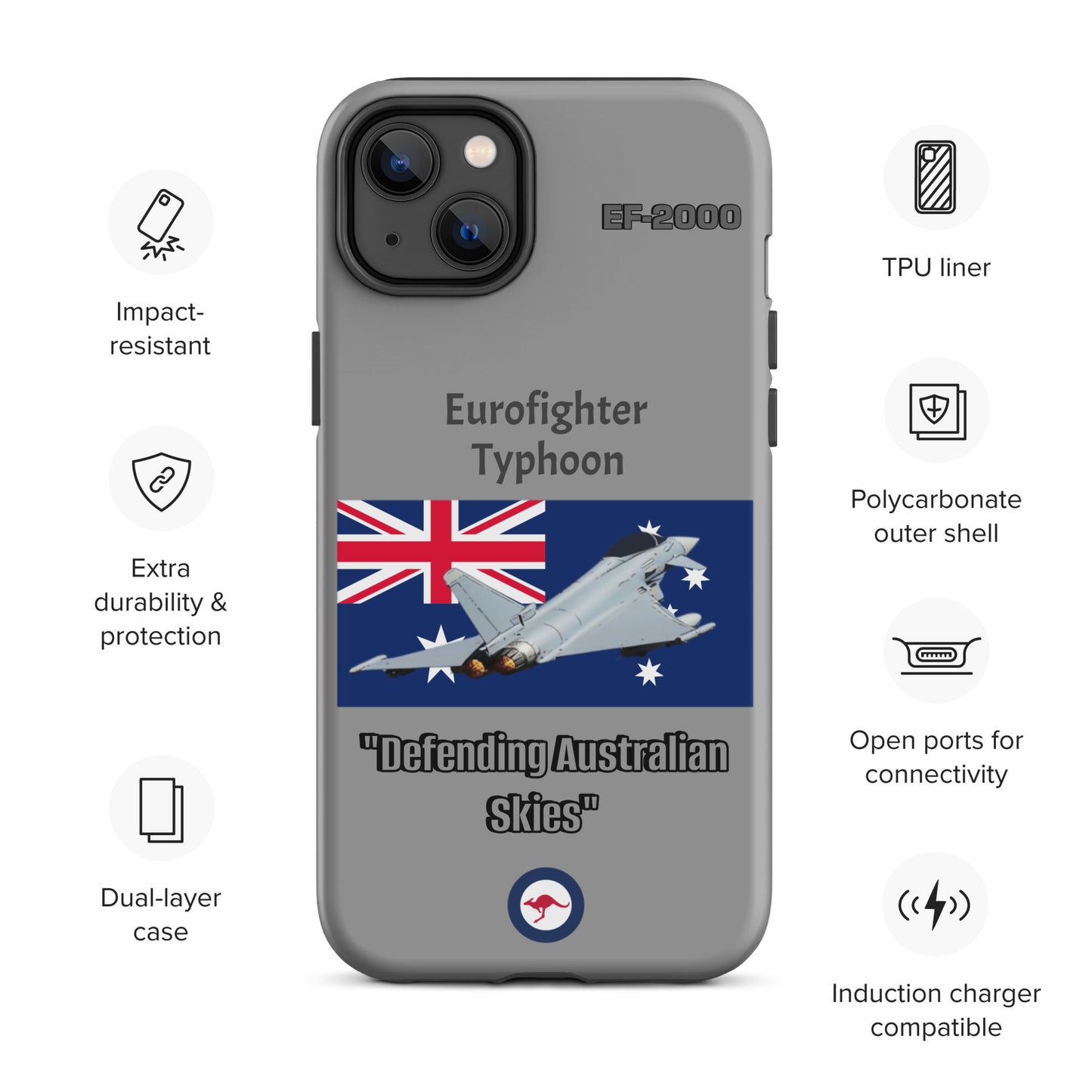Australian Typhoon Patriot iPhone Case
